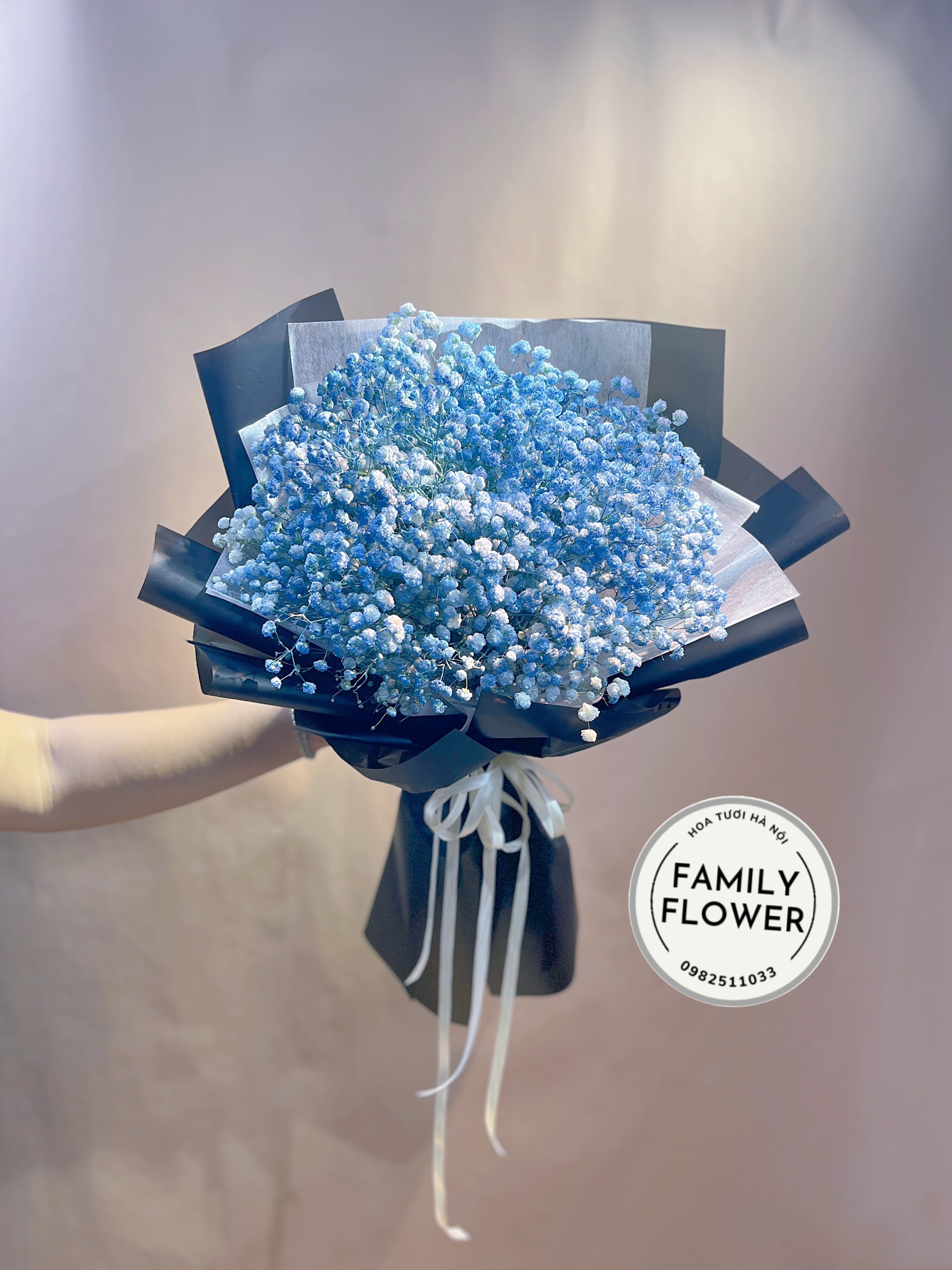 Bó hoa baby tặng kỷ yếu , sinh nhật ở quận Cầu Giấy Hà Nội !