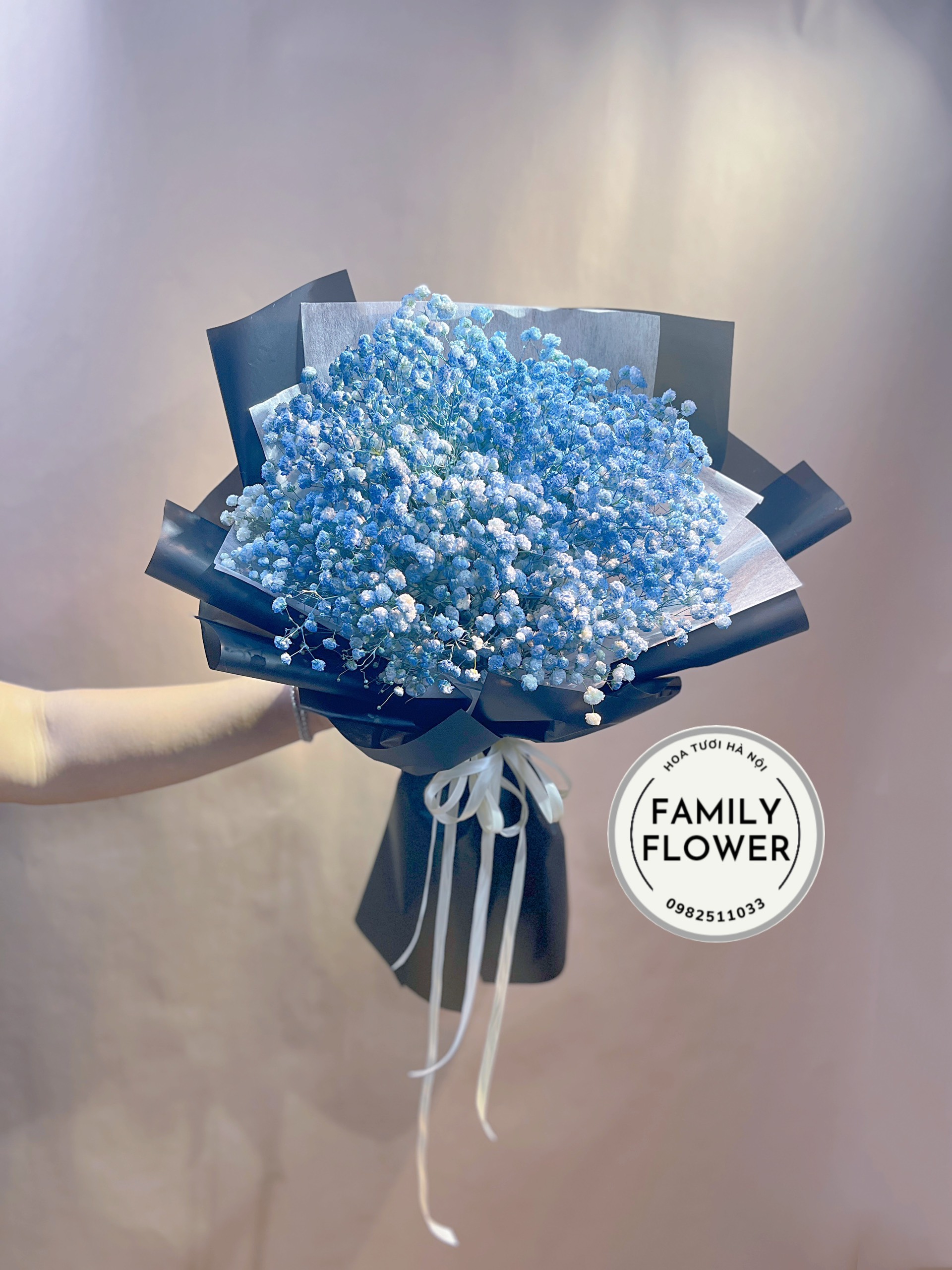 Bó hoa baby tặng kỷ yếu , sinh nhật ở quận Cầu Giấy Hà Nội !