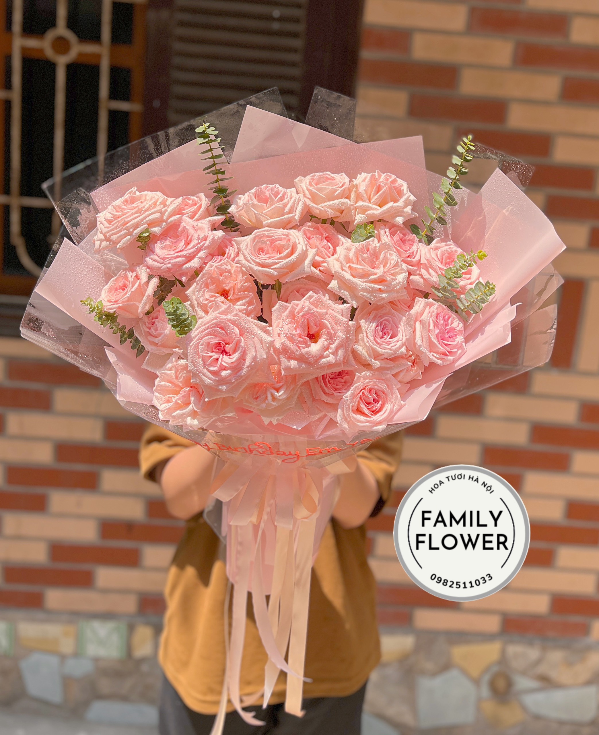 Bó hoa hồng ohara tặng người yêu nhân dịp sinh nhật quận Cầu Giấy , Ba Đình Hà Nội