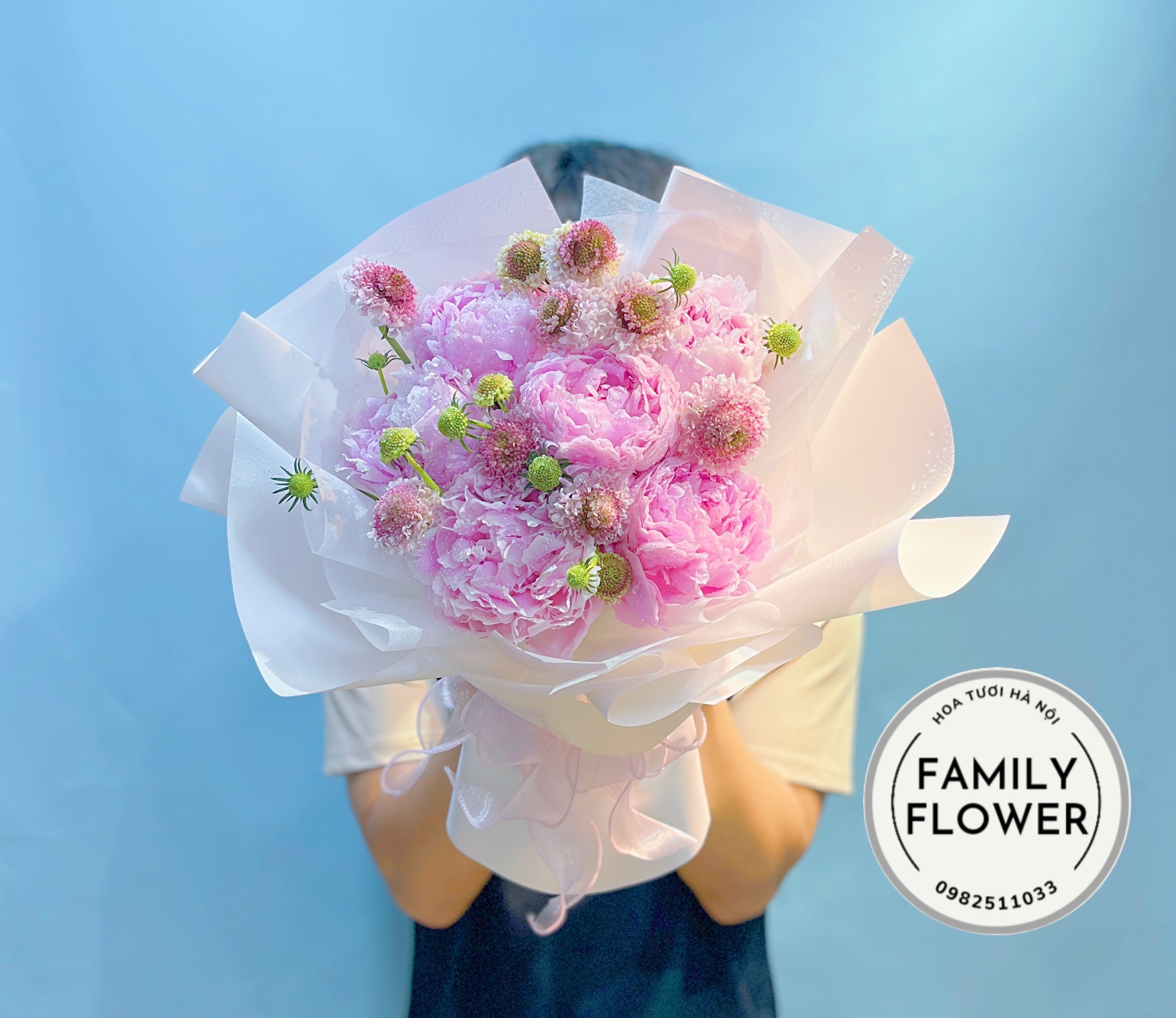 Hoa mẫu đơn Hà Nội! Bó hoa mẫu đơn tặng người yêu ở Hà Nội ! Điện hoa hà nội