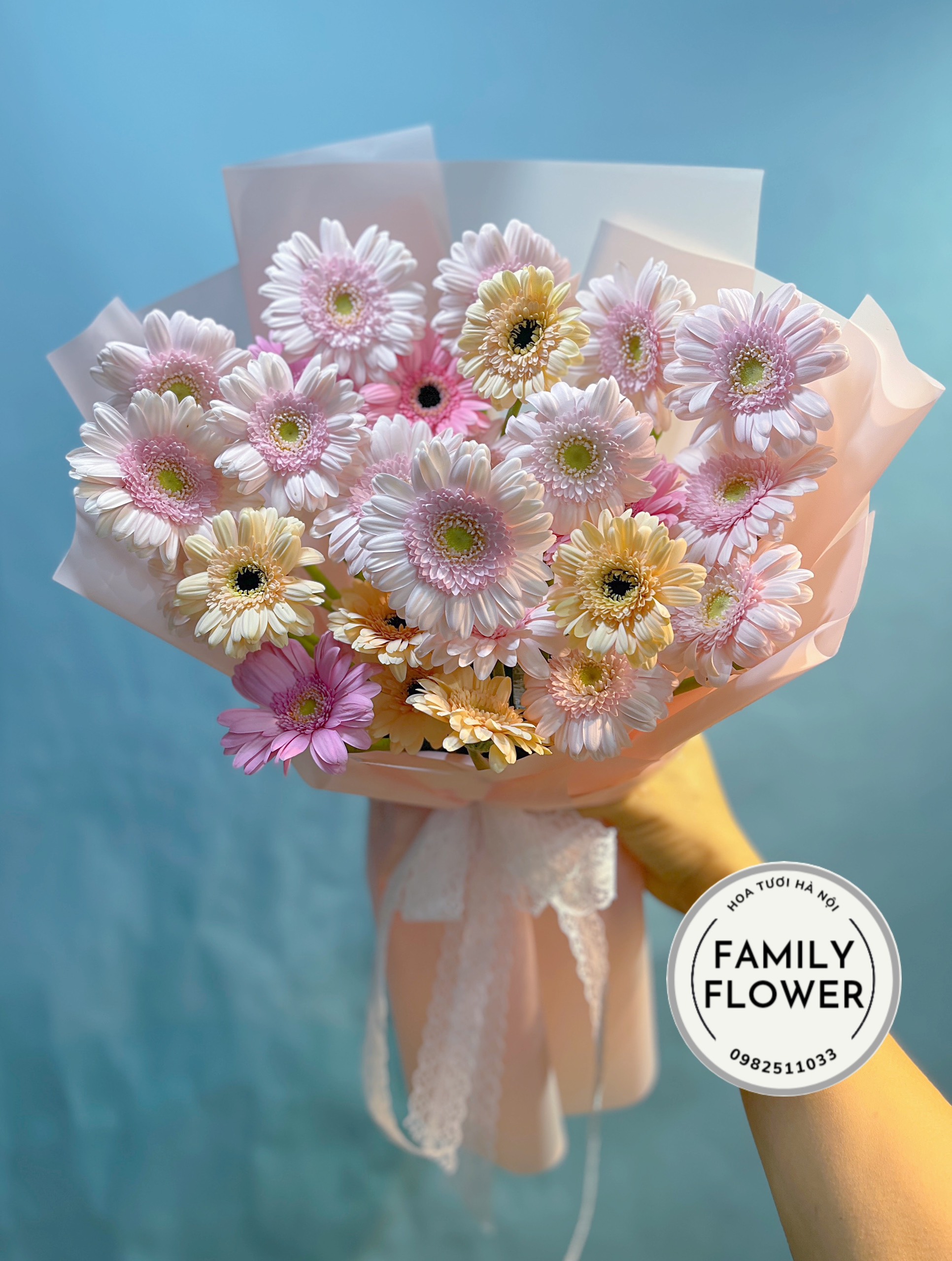 Bó hoa đồng tiền tặng sinh nhật quận Ba Đình Hà Nội ! Hoa tươi Ba Đình