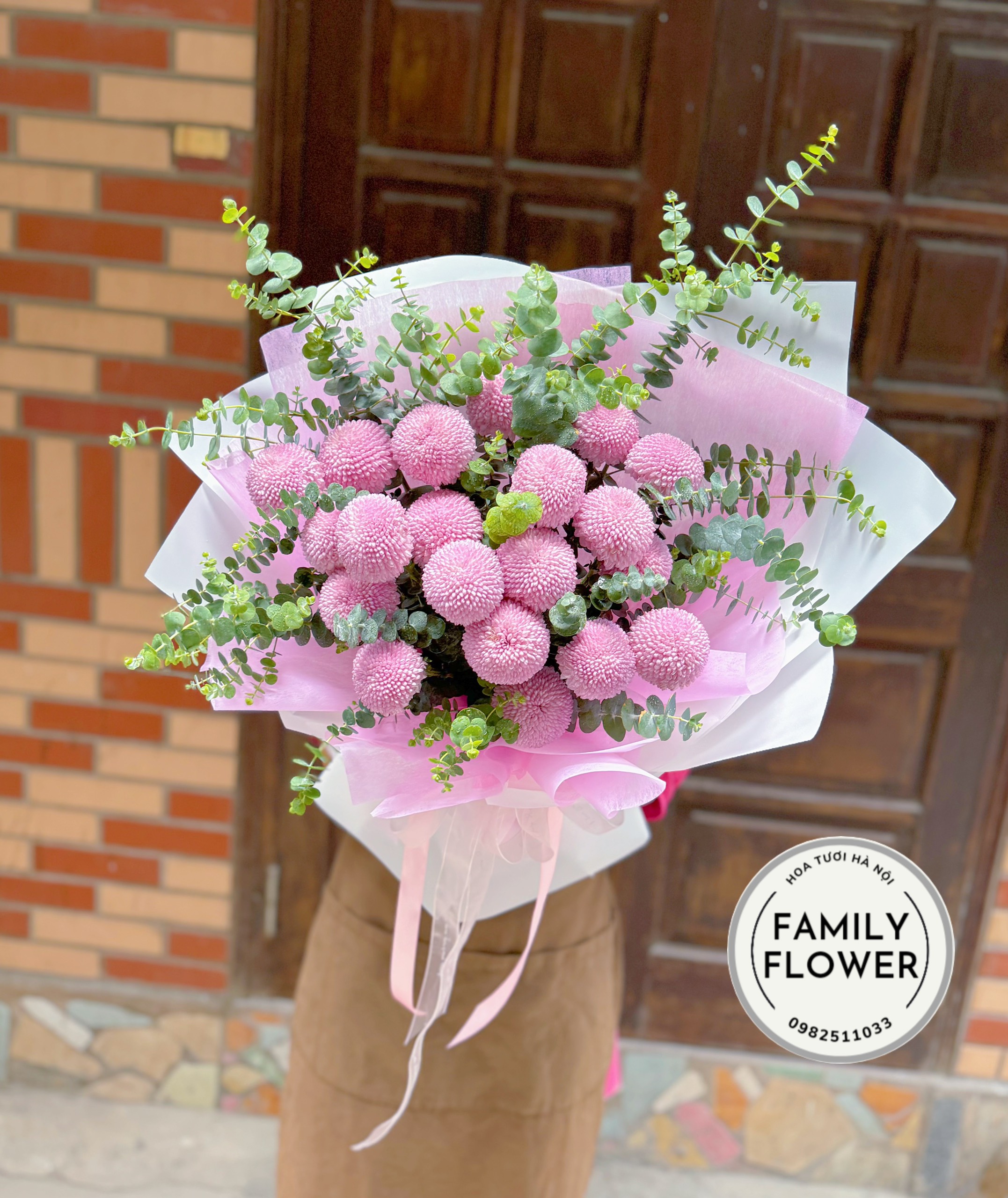 Bó hoa ping-pong tặng sinh nhật quận Ba Đình Hà Nội, Hoa Hà Nội