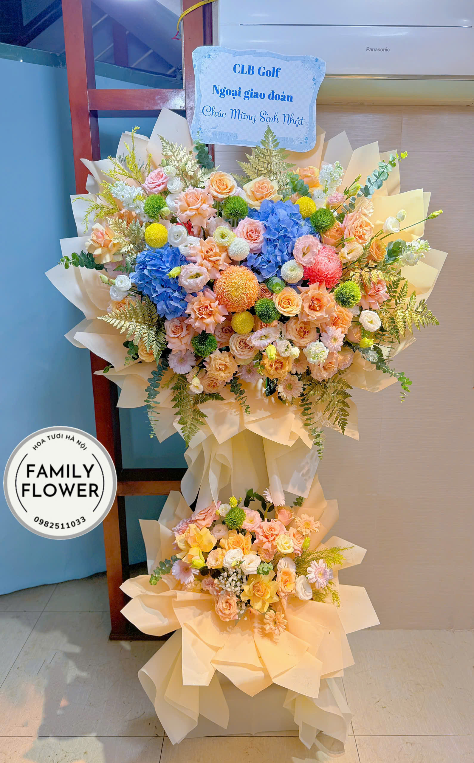 Kệ hoa sinh nhật quận Cầu Giấy Hà Nội ! Hoa sinh nhật quận Cầu Giấy