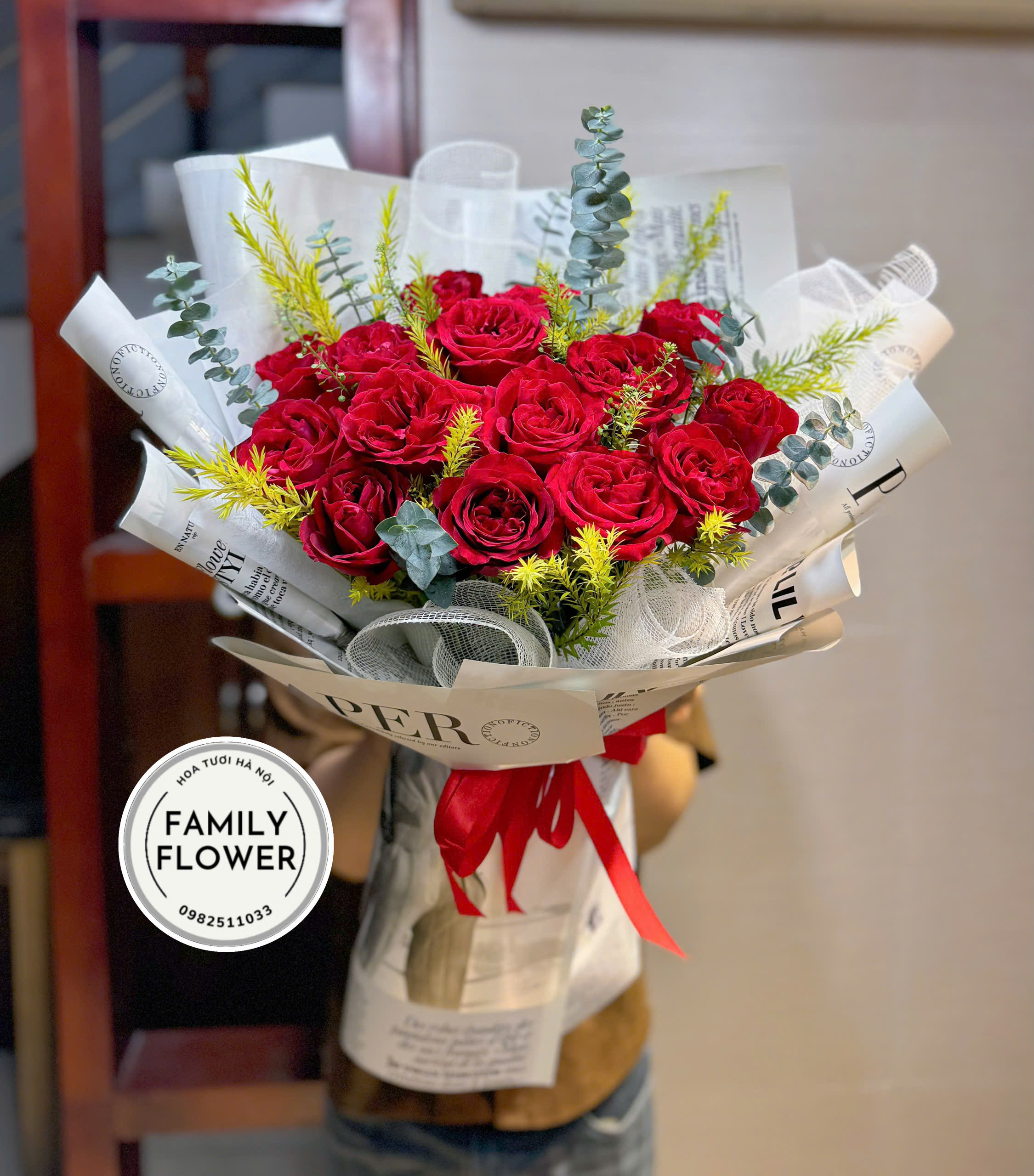 Hoa hồng đỏ tặng sinh nhật ở quận Ba Đình , Hoàn Kiếm Hà Nội ! Hoa sinh nhật Hà Nội