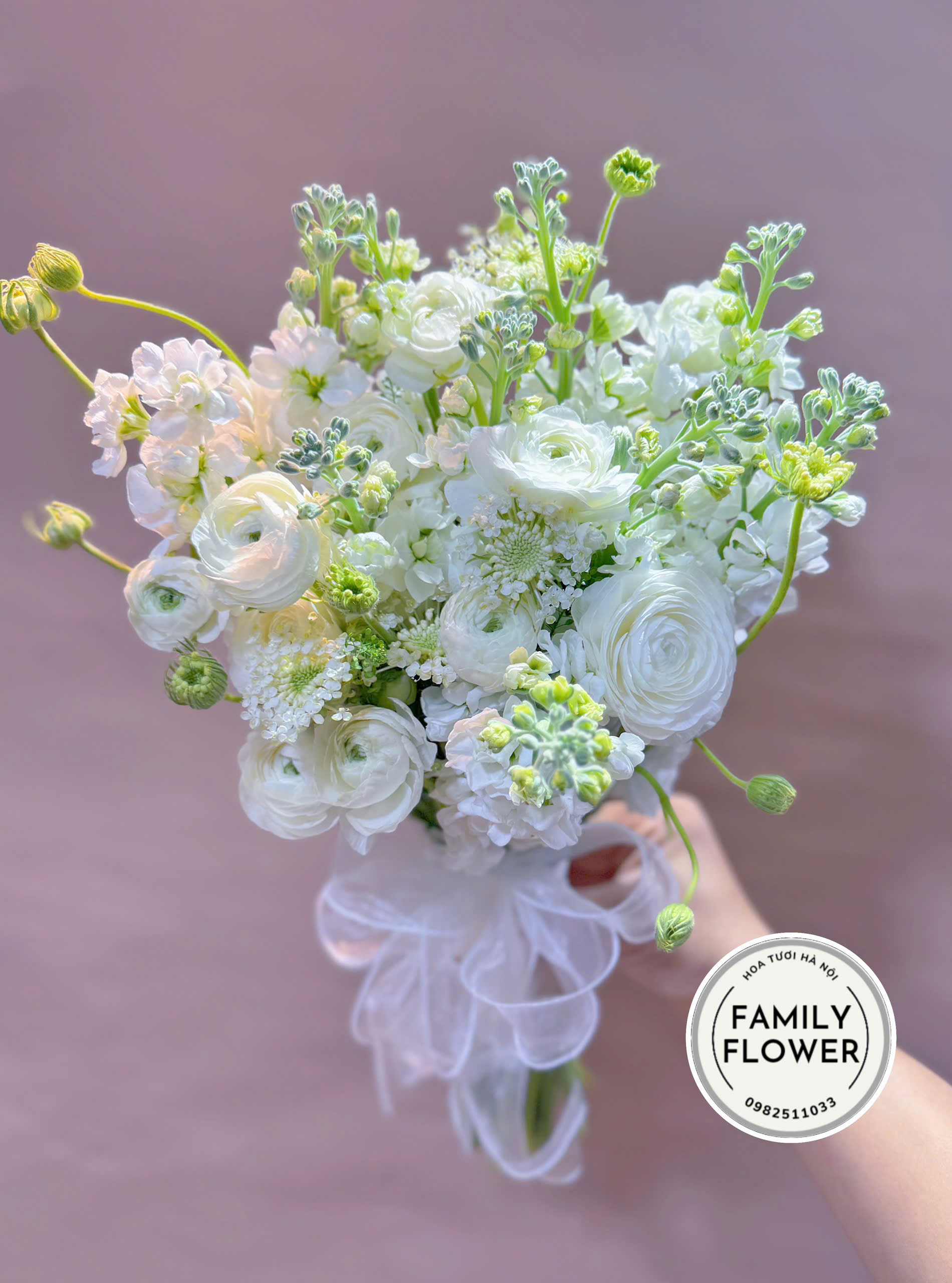 Bó hoa mao lương mix phi yến cầm tay cô dâu tặng chúc mừng tại Cầu Giấy, Ba Đình Hà Nội ! Mua hoa tươi online Hà Nội