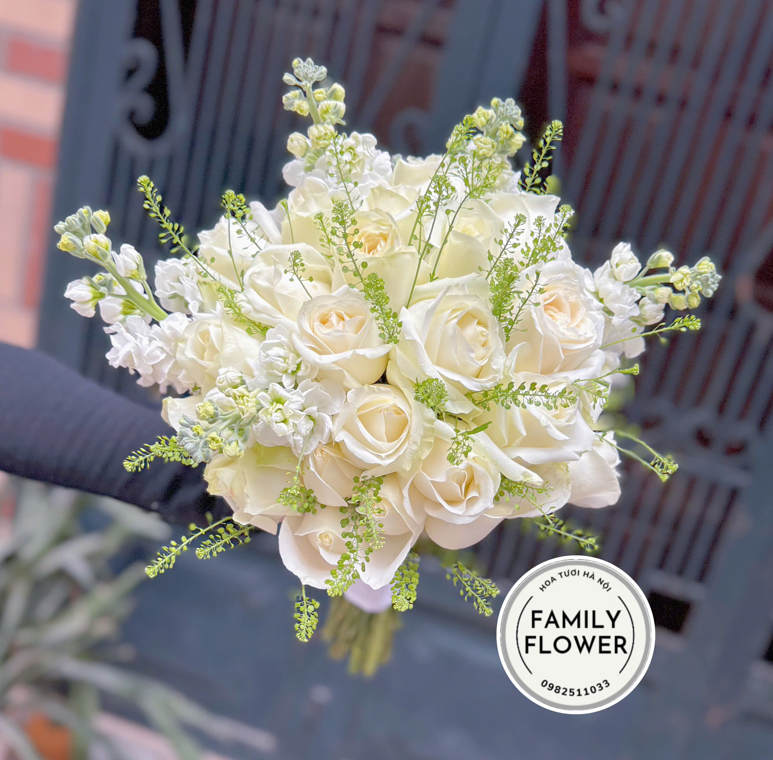 Bó hoa cưới ! Bó hoa tay cầm cô dâu ở Hà Nội ! Hoa cưới Hà Nội