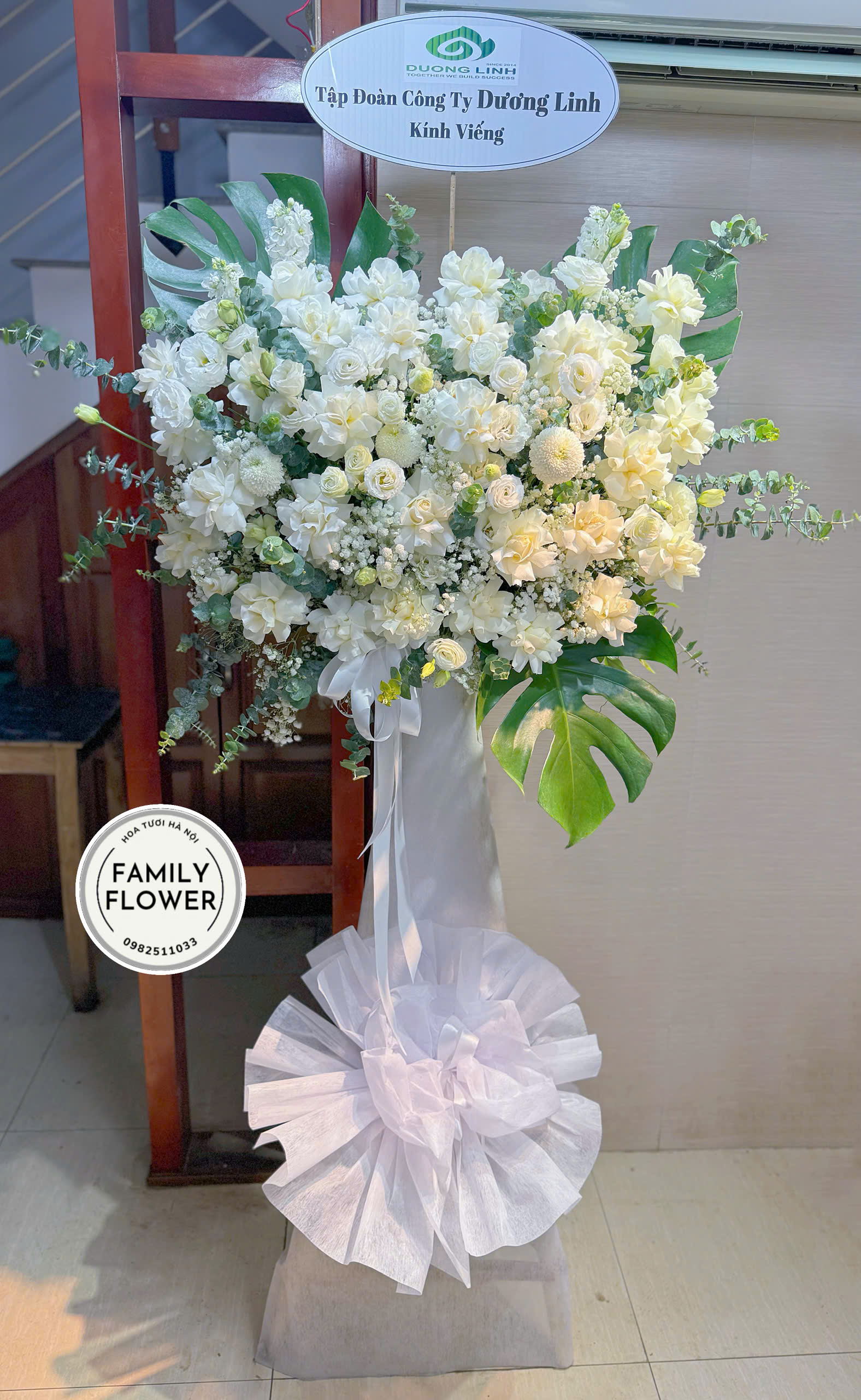 Kệ hoa tang ở Hà Nội ! Hoa chia buồn Hà Nội ! Hoa viếng Hà Nội