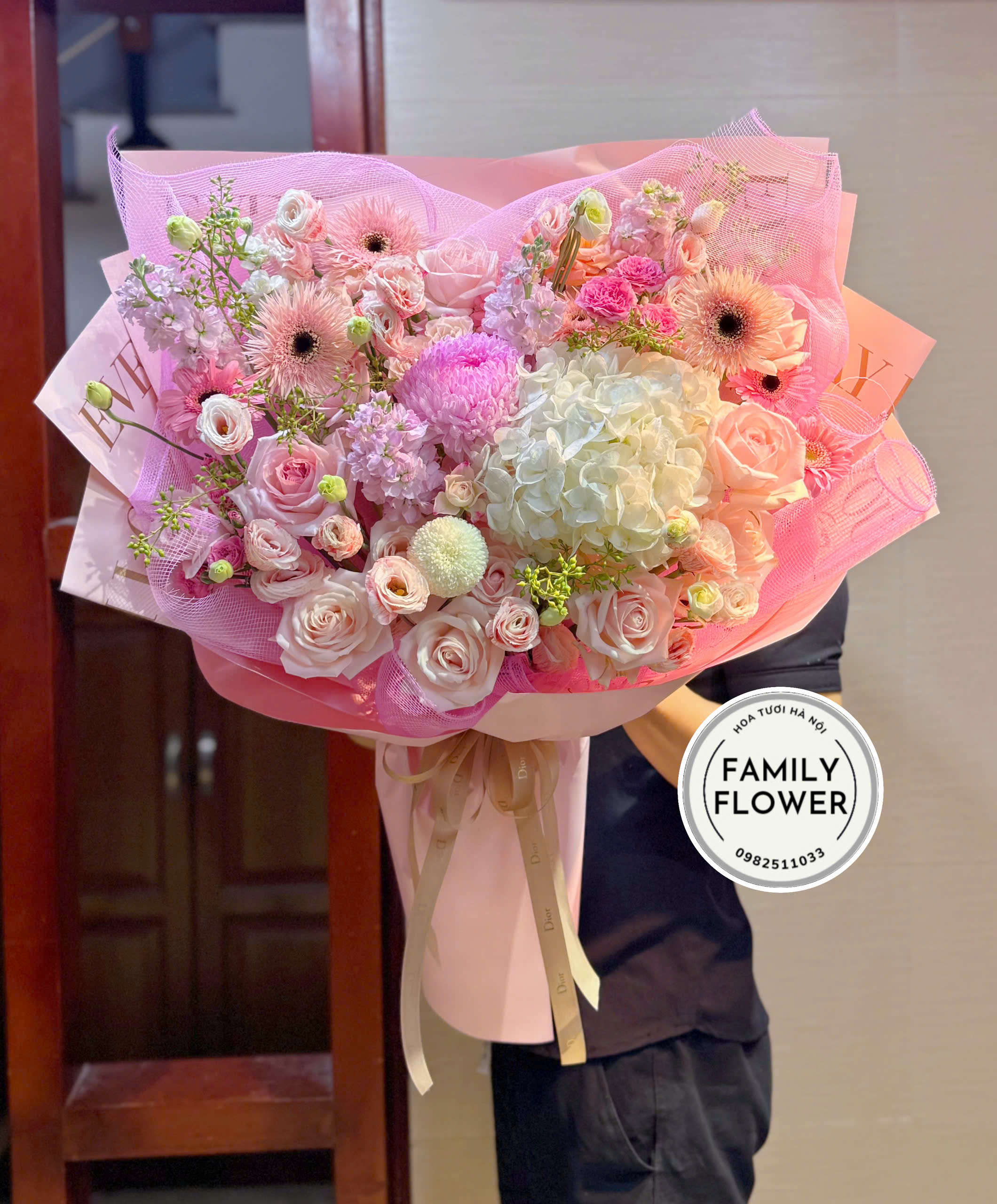 Bó hoa tặng sinh nhật ở Hà Nội ! Hoa sinh nhật Hà Nội ! Hoa tươi Online Hà Nội