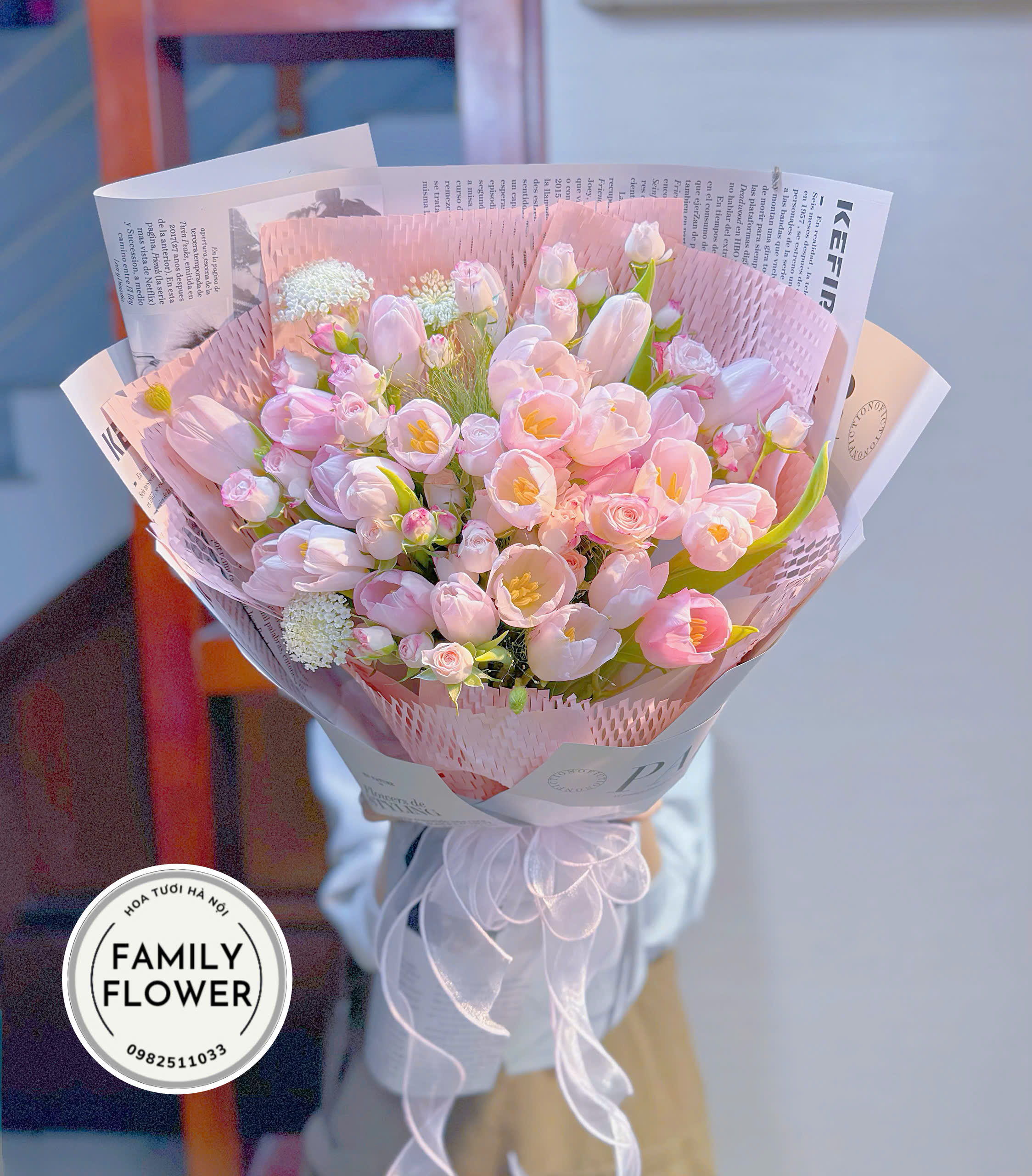 Bó hoa tulip tặng bạn gái Hà Nội ! Hoa tươi Hà Nội  ! Hoa sinh nhật Hà Nội