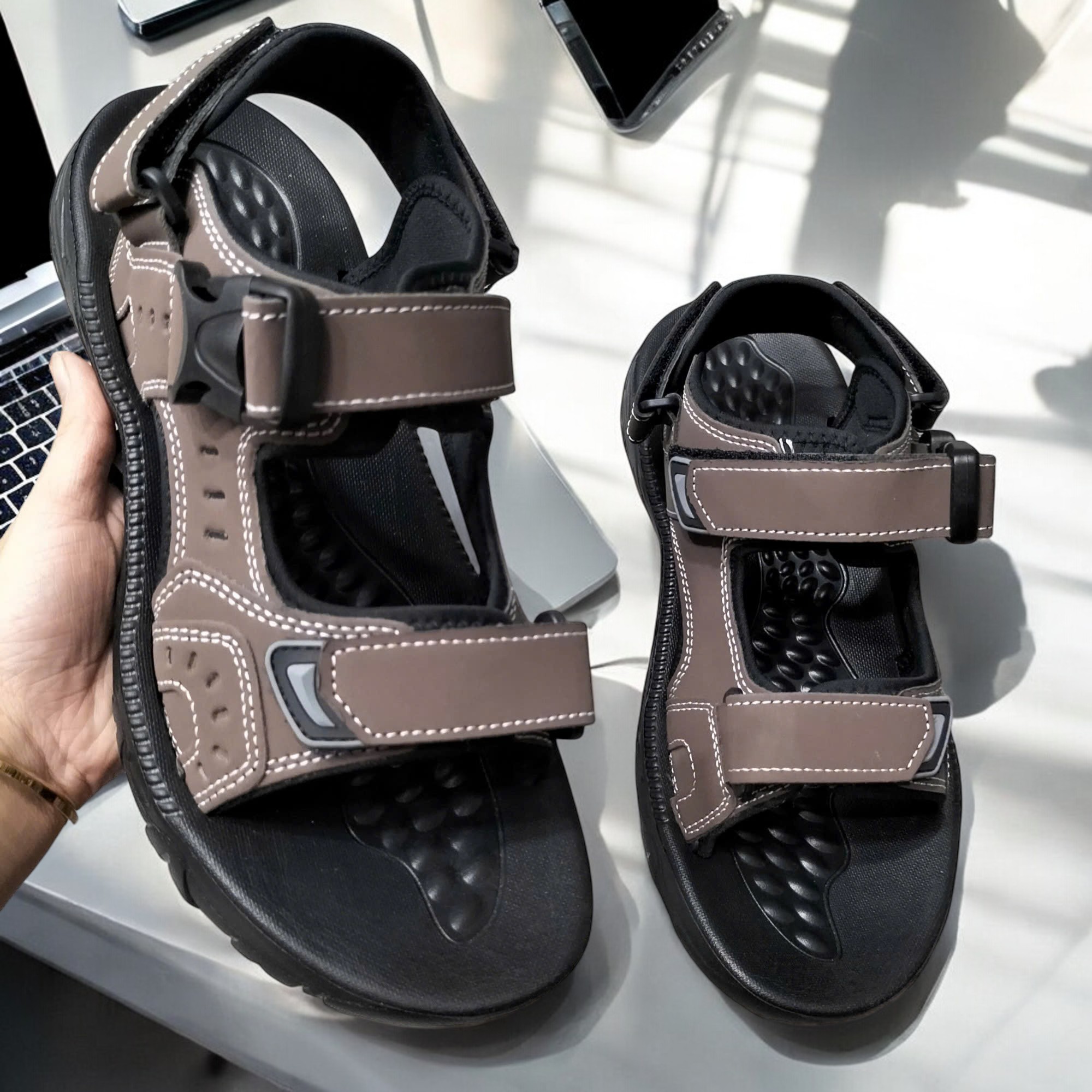 Sandal Big Size Nam | Đế Dày, Quai Mềm |