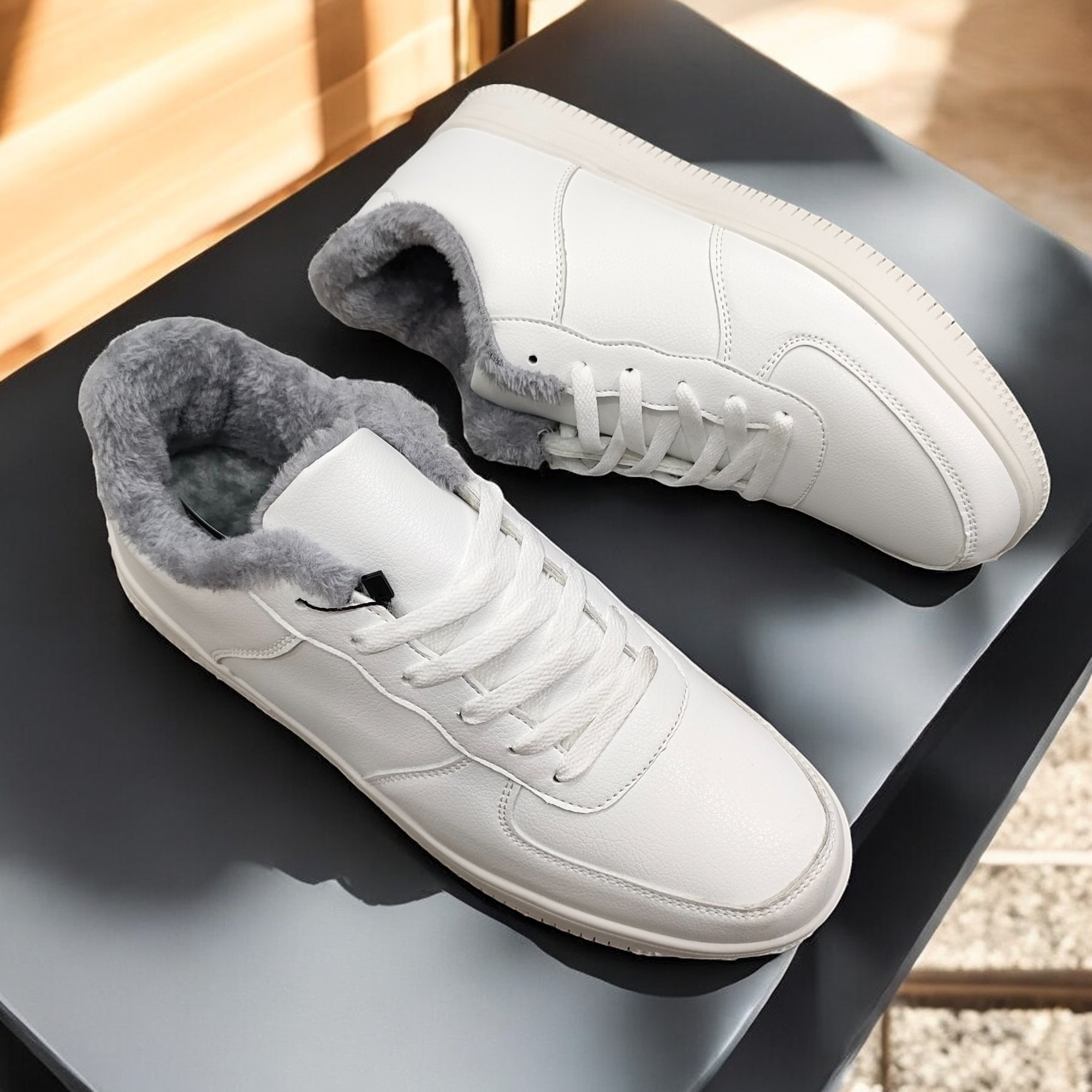 Giày Da Lót Lông Big Size Nam – Người Thích Ấm Áp, Đầy Sang Trọng