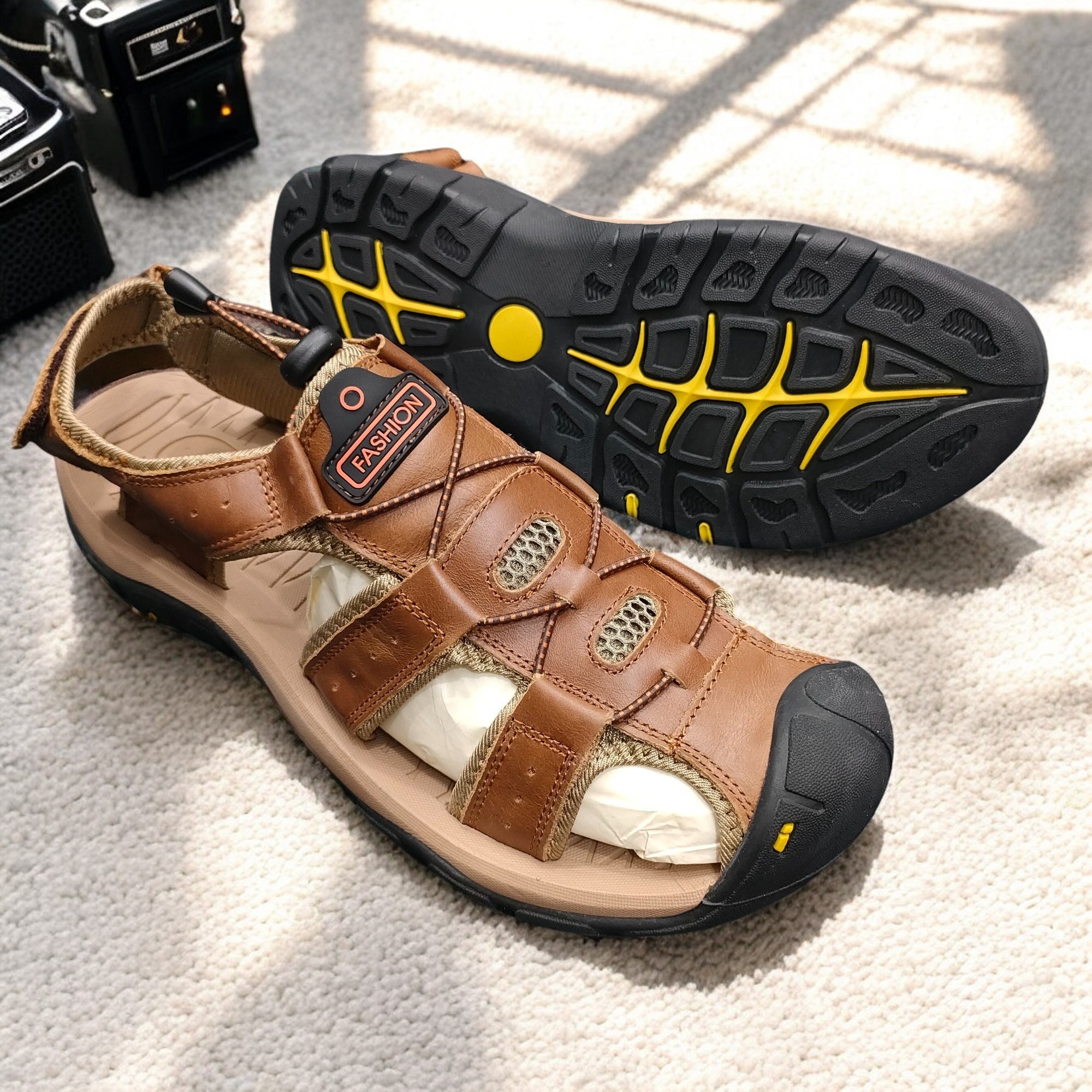 Sandal Bít Mũi Big Size Nam Thiết Kế Thời Thượng, Chất Lượng Vượt Trội