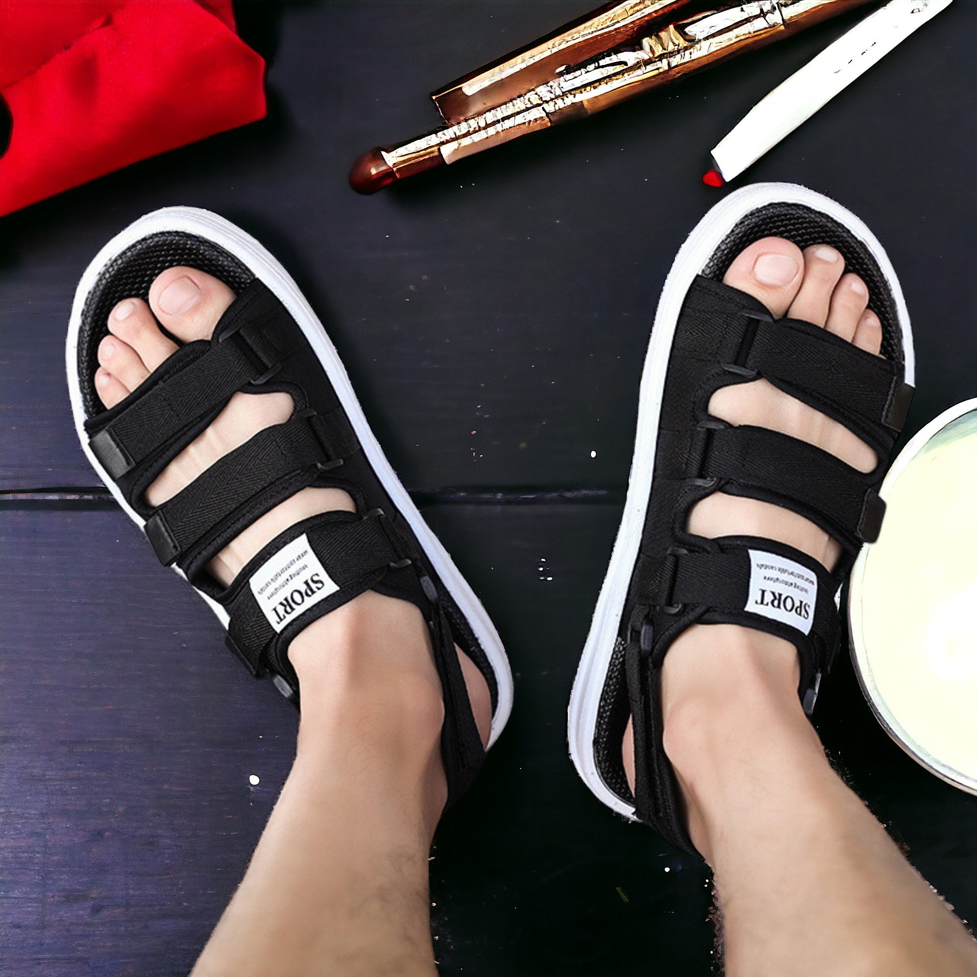 Sandal Nam Big Size Tại 44UP – Mềm Mại Mà Vẫn Vững Vàng