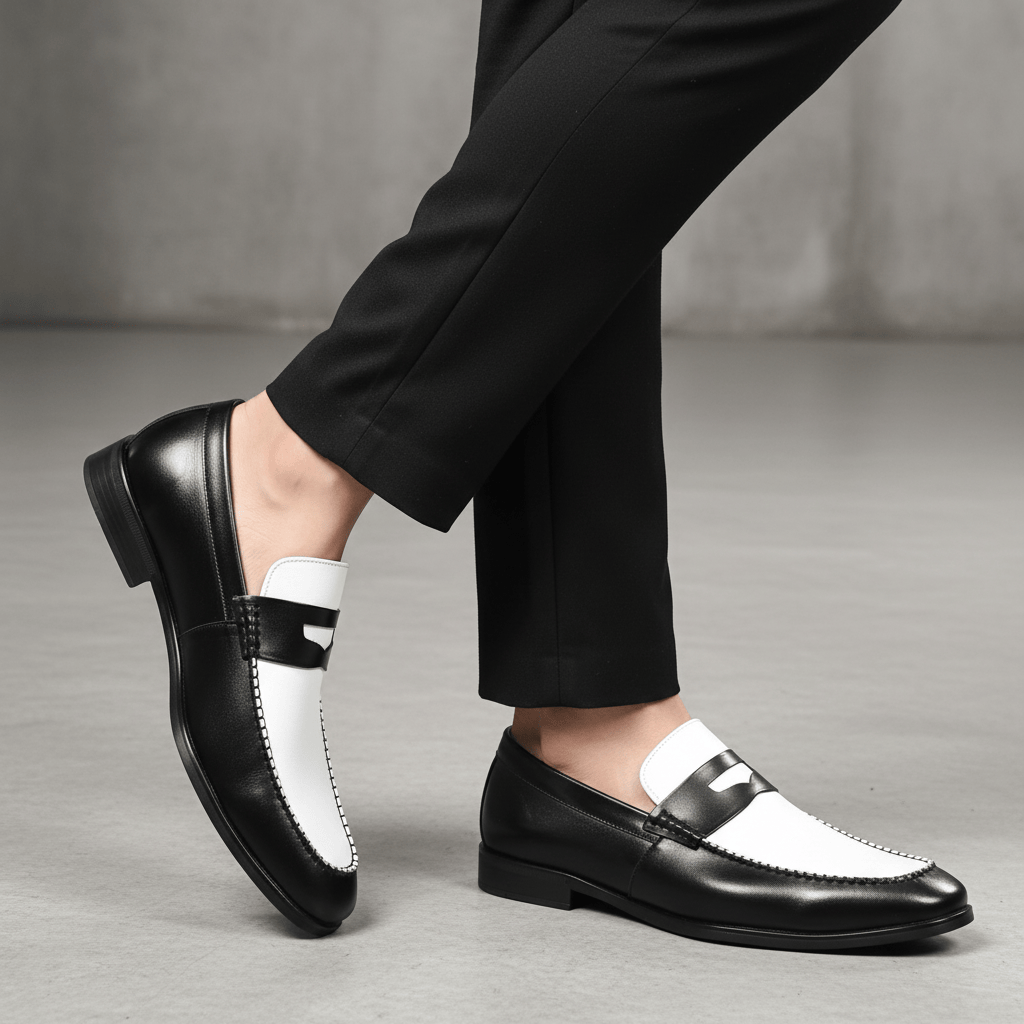 Giày Tây Xỏ Da Bò Big Size | Tiện Lợi & Đẳng Cấp |