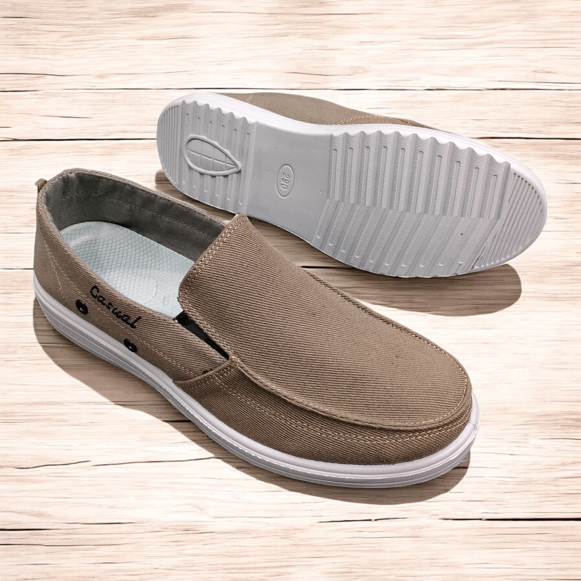 Giày Lười Vải Big Size Nam - Thoải Mái, Năng Động Cho Ngày Hè