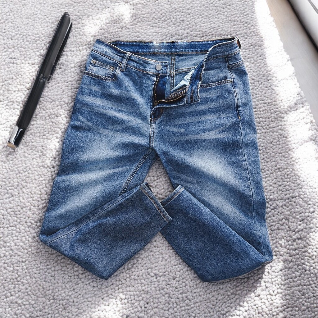 Quần Jeans Ống Suông Big Size Cho Nam – Giải Pháp Thoải Mái & Thời Trang