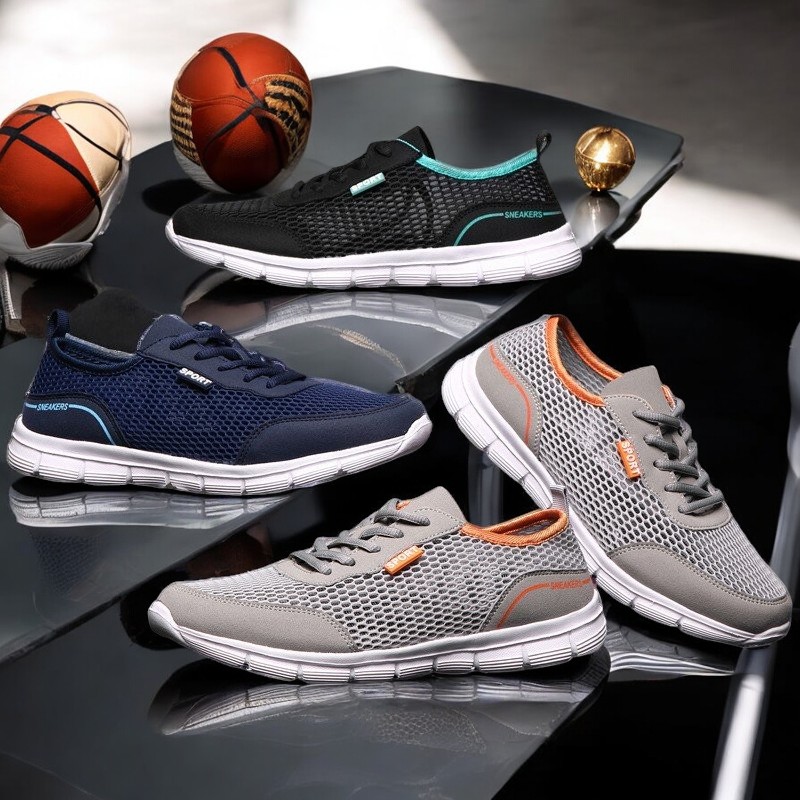 Giày Sneaker Lưới Big Size: Giải Pháp Thoáng Mát, Êm Ái Cho Nam