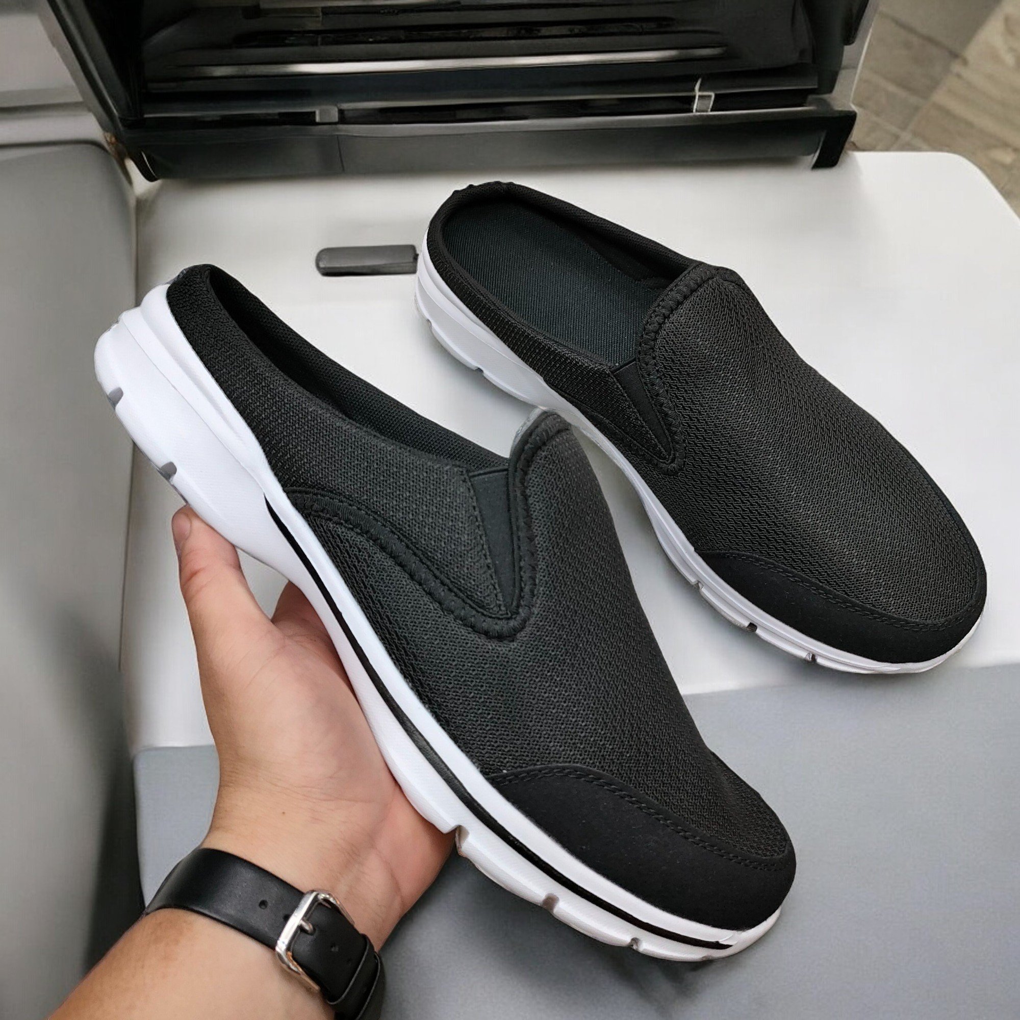 Giày Sục Vải Nam Big Size (45-48) | Tiện Lợi & Thoáng Mát