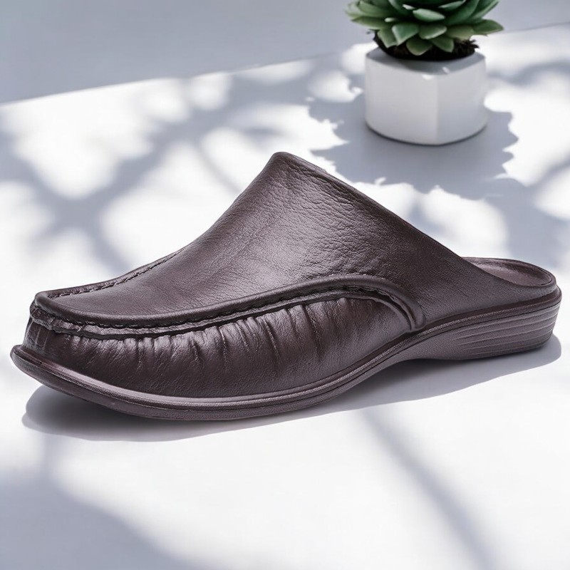 Giày Sục Nhựa Giả Da Big Size Nam | Size 45, 46, 47 |