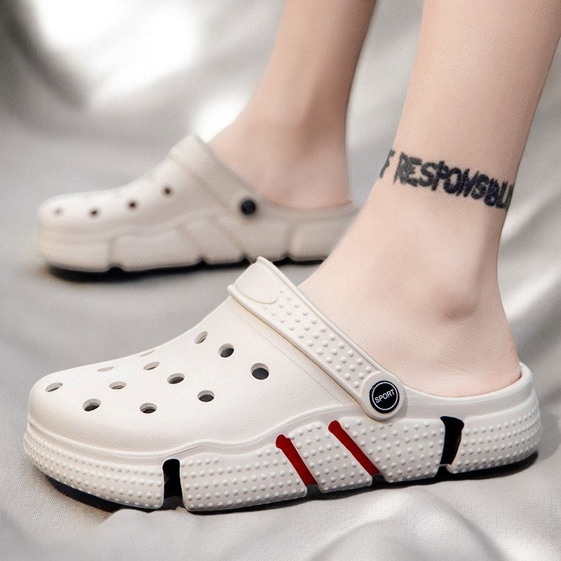 Dép Đúc Bít Mũi Big Size Nam – Êm, Bền, Thoáng, Chuẩn Form Chân To