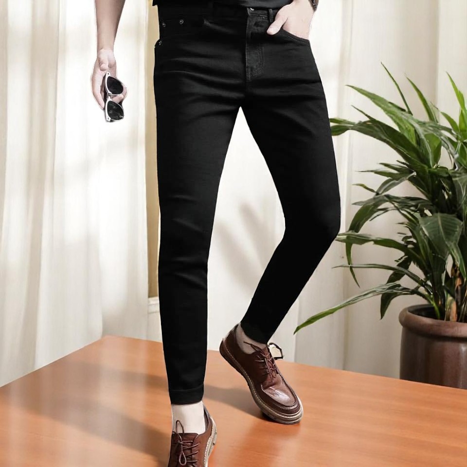 Quần Jeans Ống Đứng Big Size Nam, Form Chuẩn Giúp Cân Đối Mọi Vóc Dáng