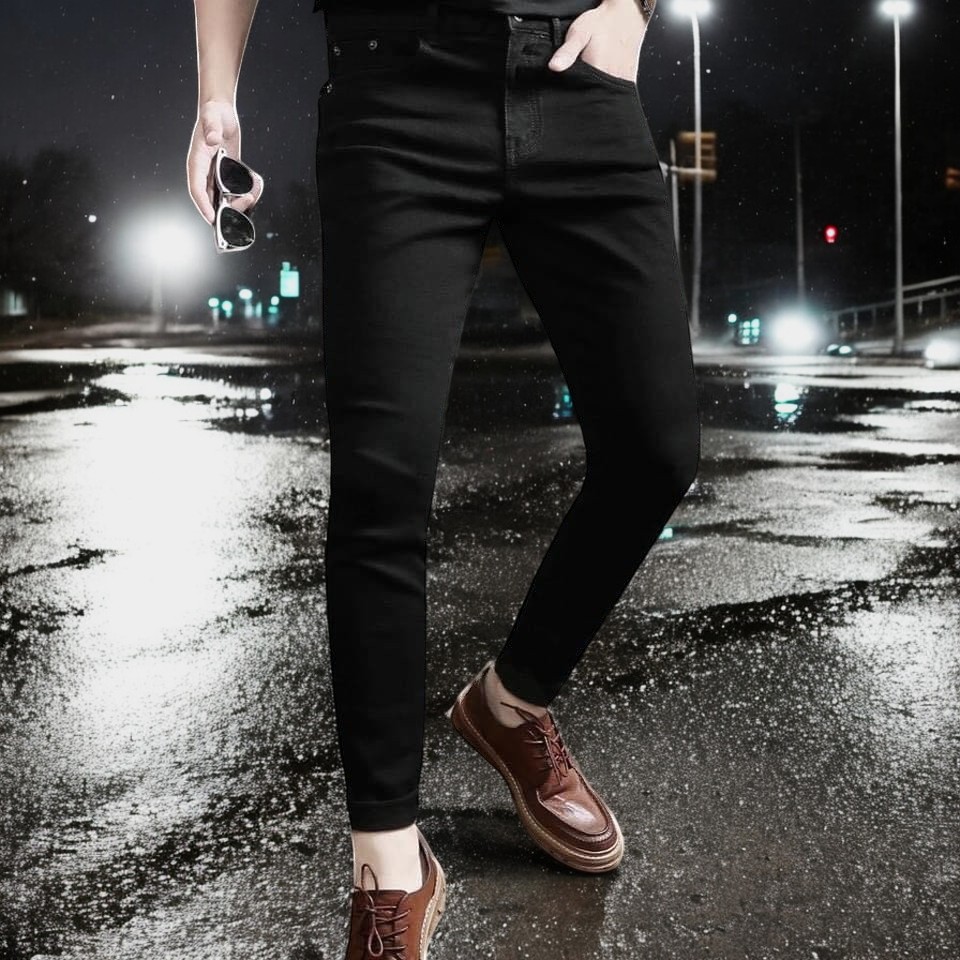 Quần Jeans Ống Đứng Big Size Nam, Form Chuẩn Giúp Cân Đối Mọi Vóc Dáng