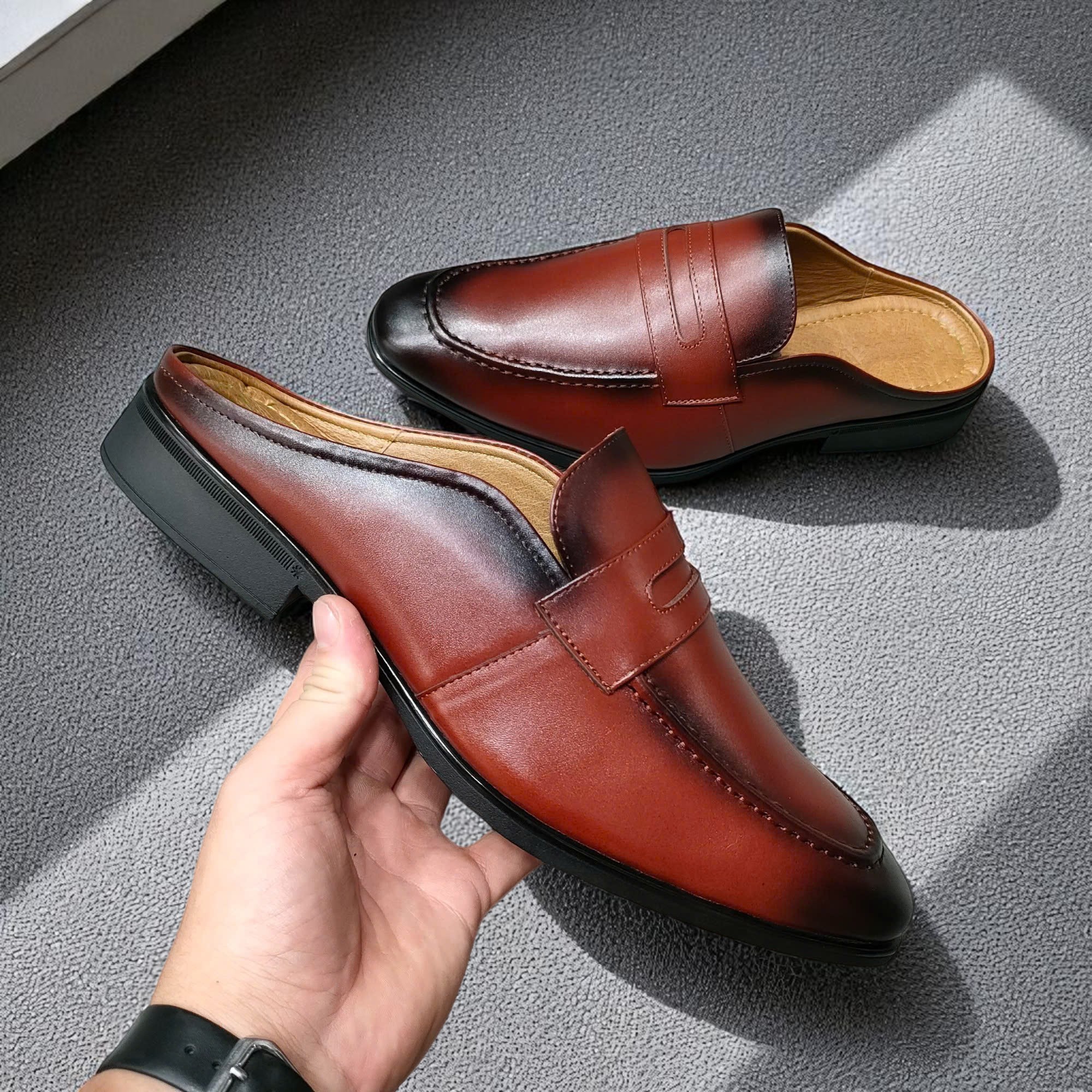 Giày Tây Sục Big Size Nam – Giải Pháp Cho Quý Ông Ngại Buộc Dây