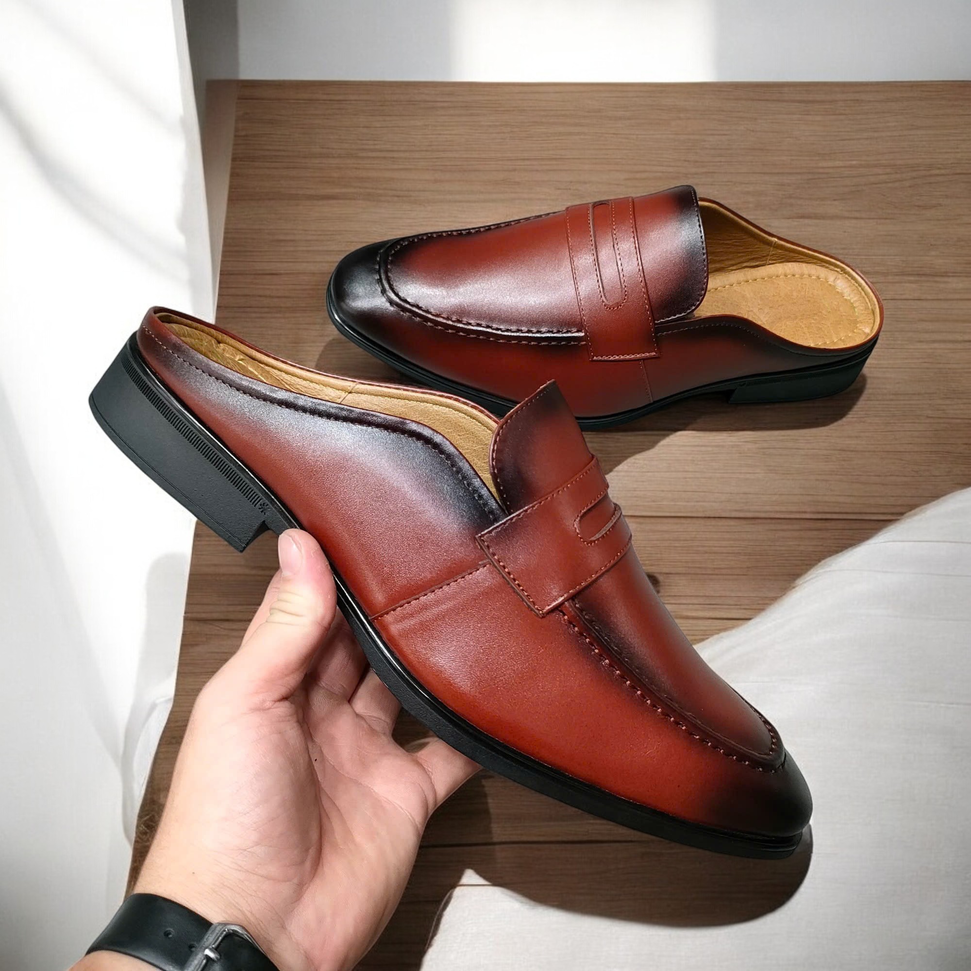 Giày Tây Sục Big Size Nam – Thoải Mái, Dễ Mang, Vô Cùng Thanh Lịch