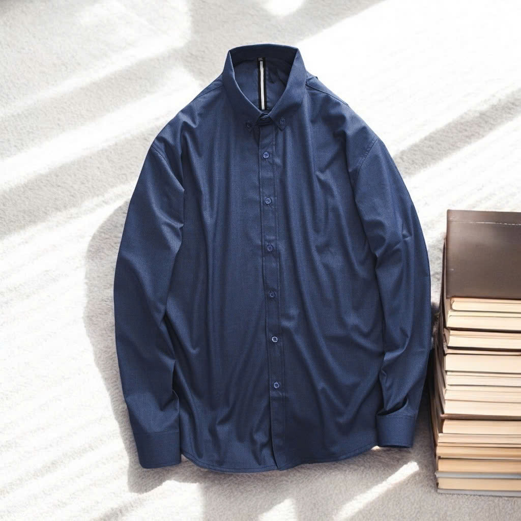 Áo Sơ Mi Tay Dài Nam Big Size: 'Vũ Khí' Lịch Lãm Tối Thượng – Chinh Phục Mọi Phong Cách Cùng 44up