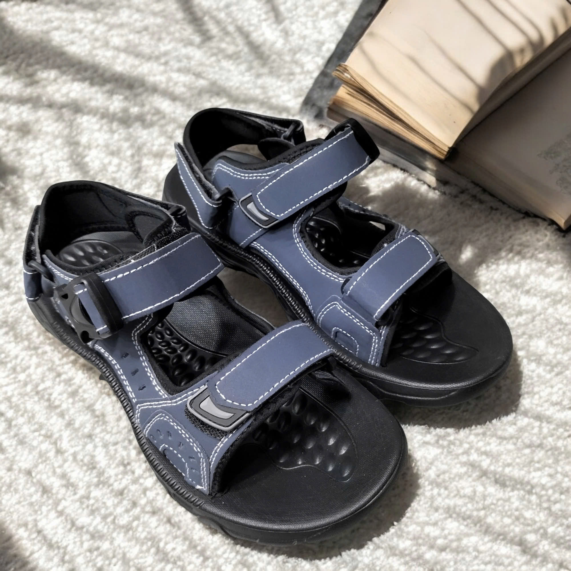 Sandal Nam Big Size Nút Bấm | Size 44 45 46 47 |