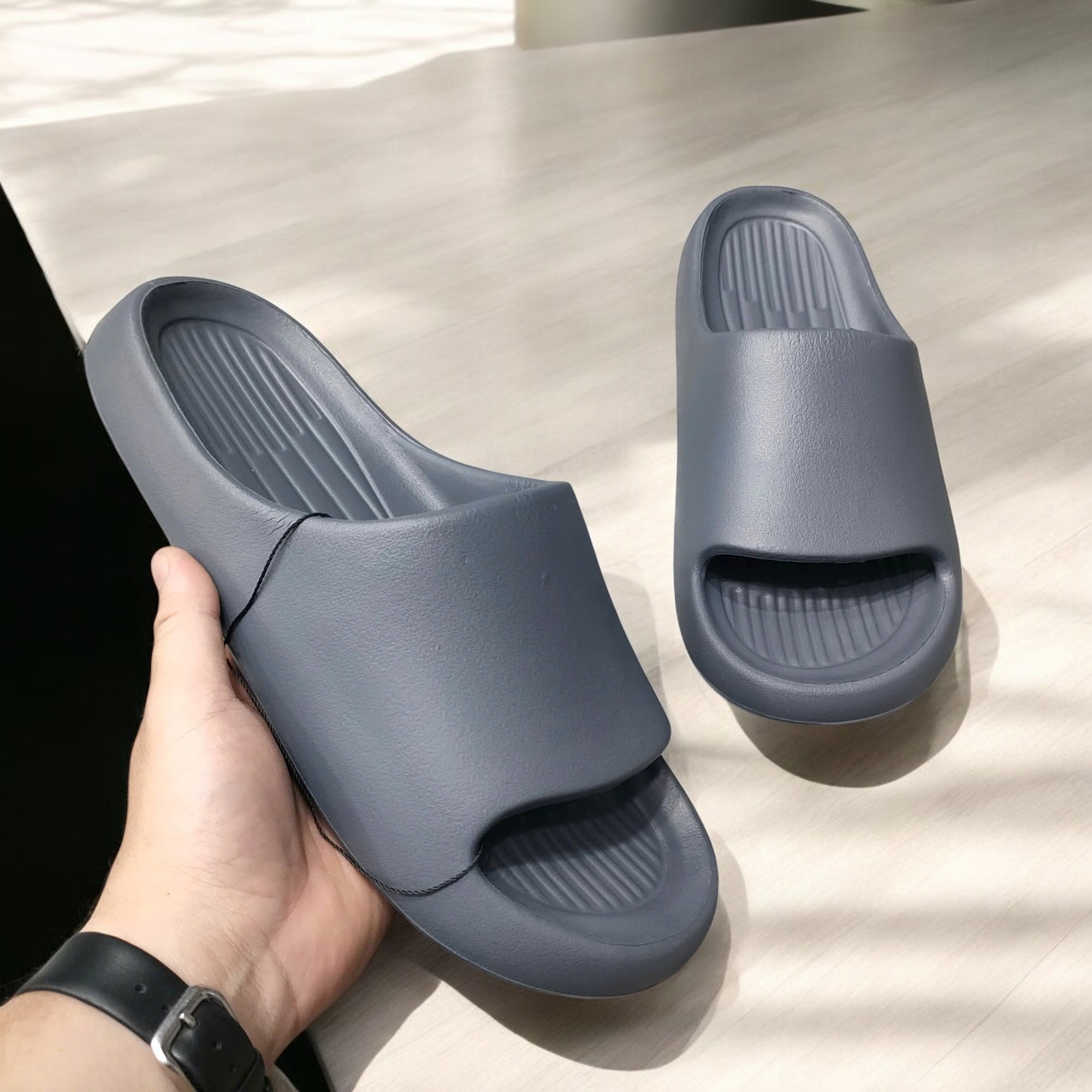 Dép Đúc Quai Ngang Big Size Nam – Êm Chân, Bền Bỉ, Dễ Phối