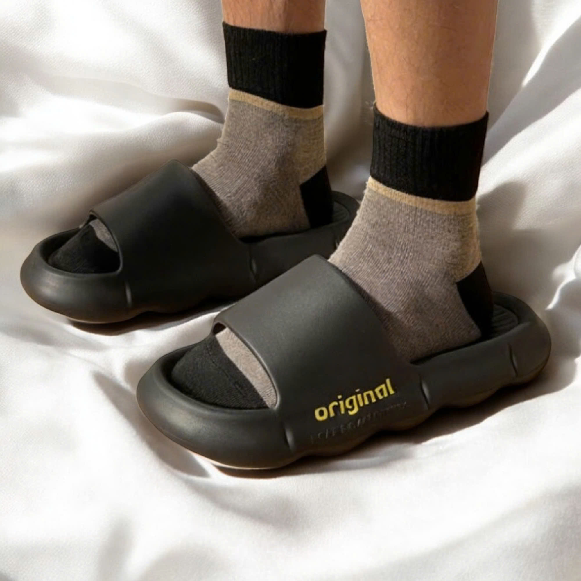 Dép Bánh Mì Big Size Nam | Đế Chống Xẹp Lún, Siêu Bền