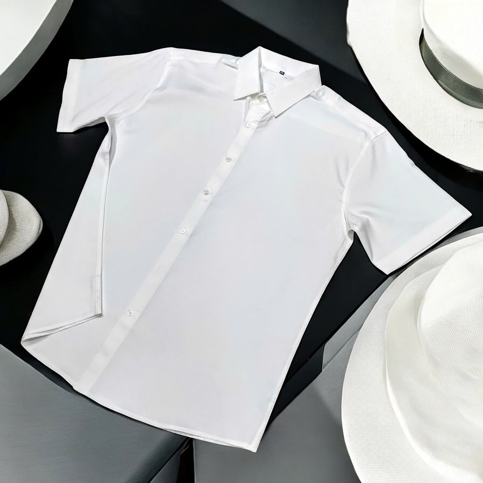 Áo Sơ Mi Tay Ngắn Big Size Nam - Mặc Đẹp, Thoải Mái, Không Lo Bó Chật