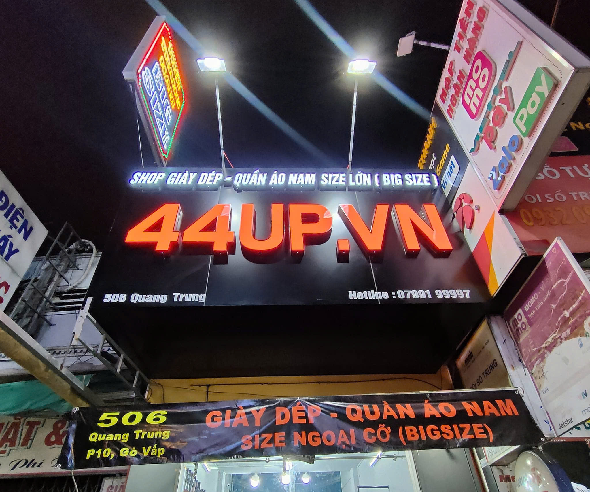 44UP 'Thiên Đường' Thời Trang Big Size Nam Chất Lượng Tại Gò Vấp