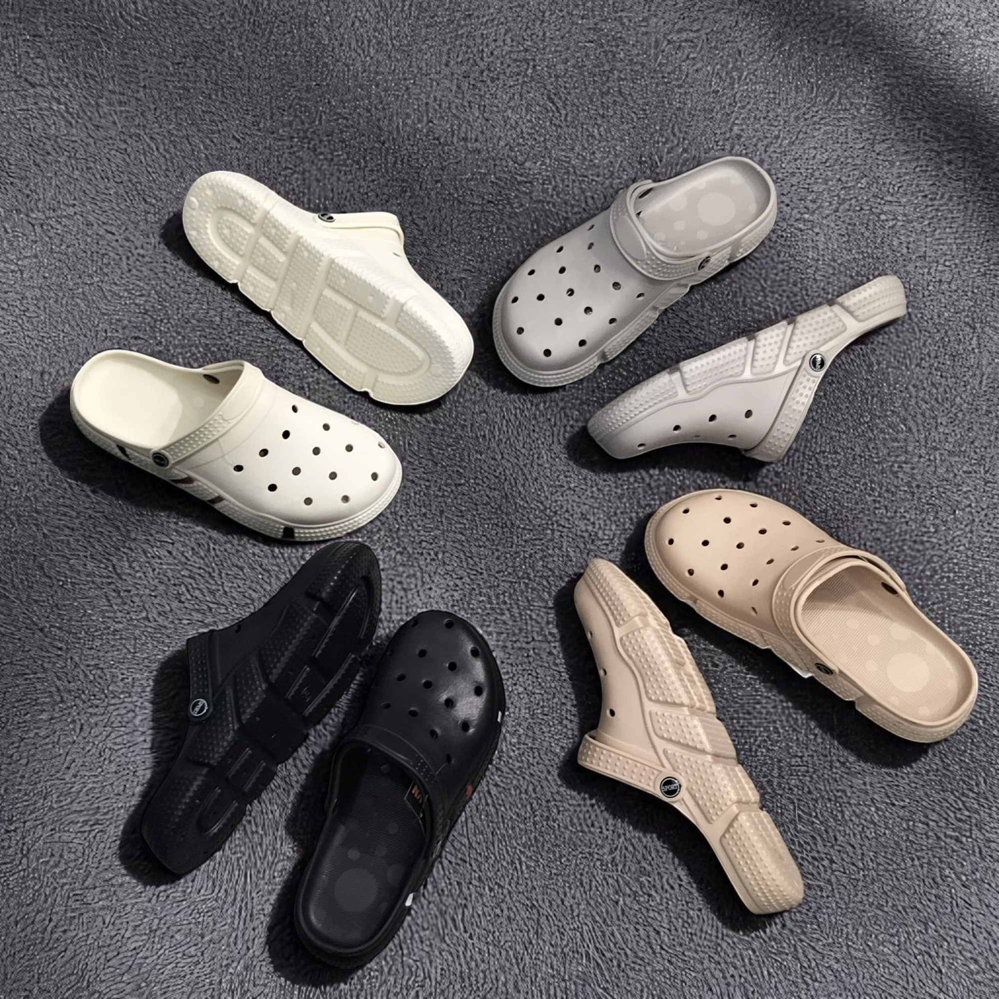 Dép Crocs & Sục Big Size Nam (Size 45-50) | Nhẹ, Bền, Êm Ái