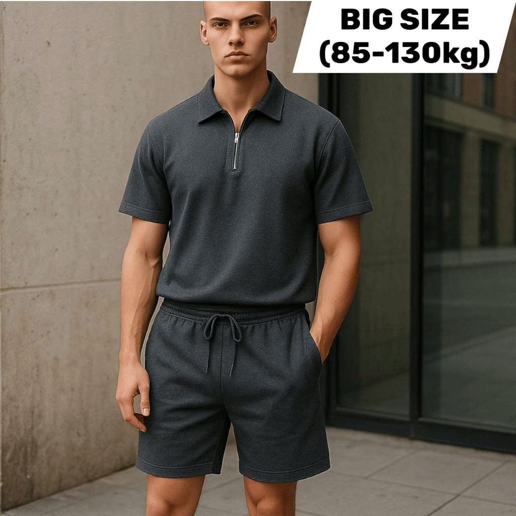 Bộ Quần Áo Big Size Nam Vải Tổ Ong | Mát Mẻ, Đứng Form