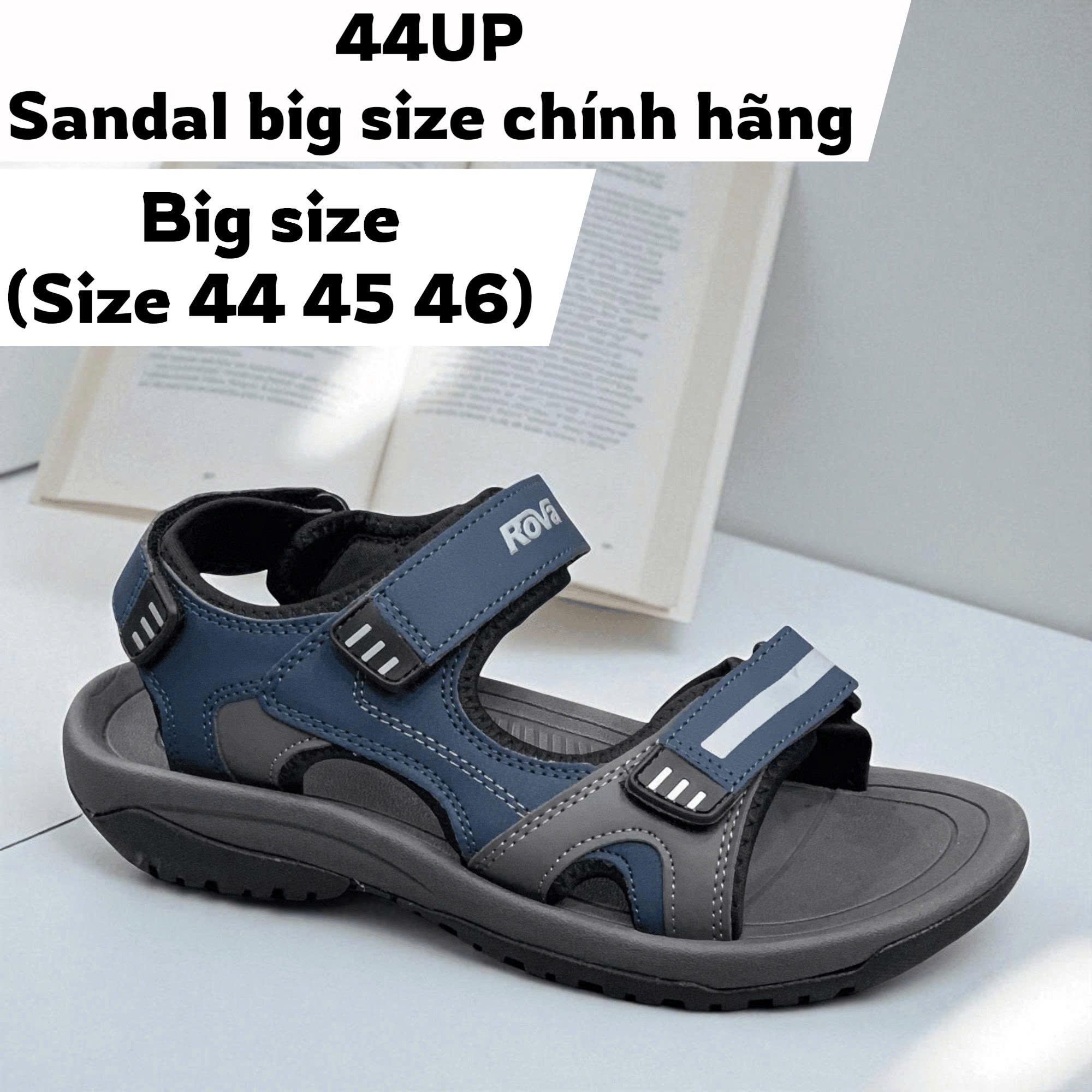 Sandal 2 Quai, Dép Quai Hậu Nam Big Size 45 46