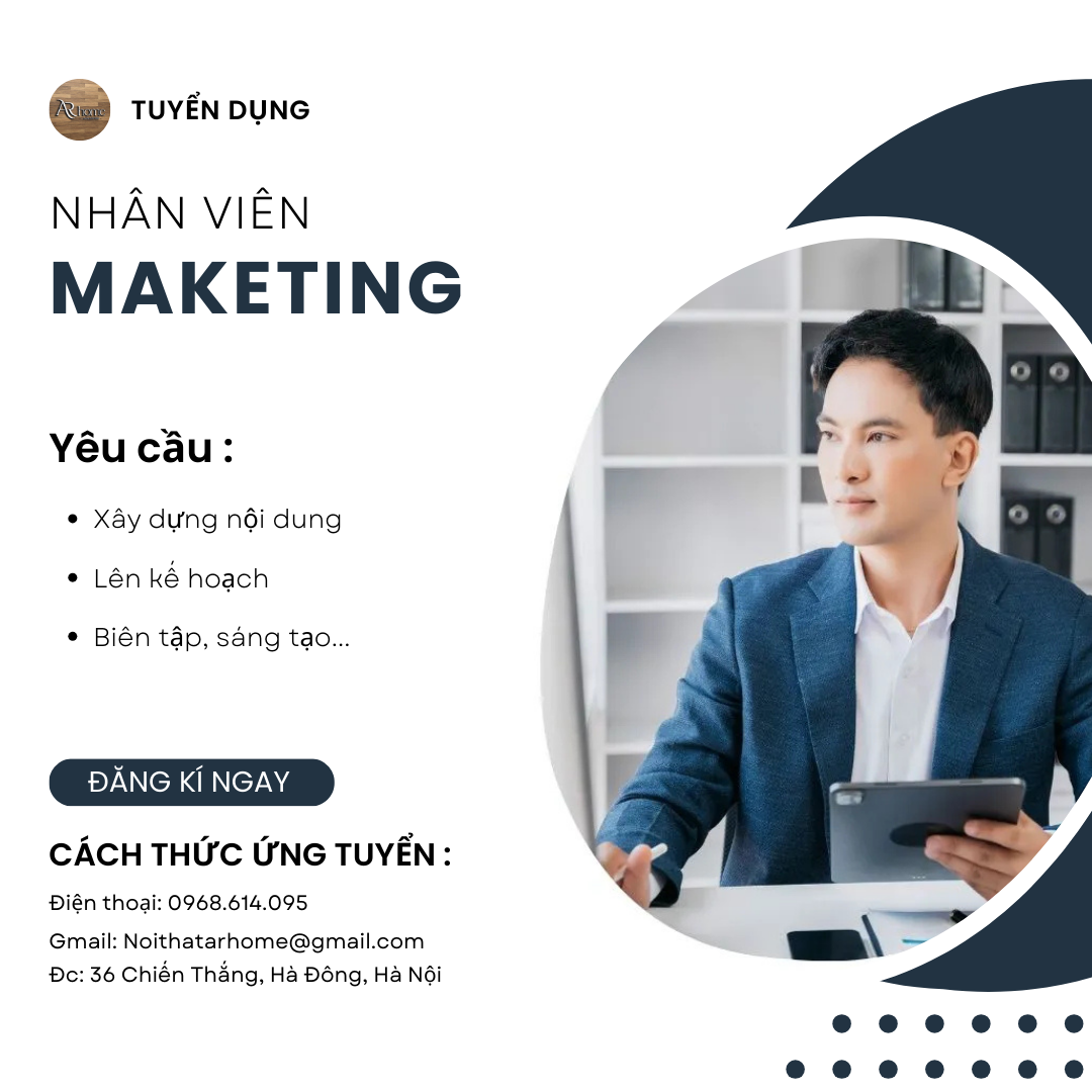TUYỂN DỤNG NHÂN VIÊN MARKETING