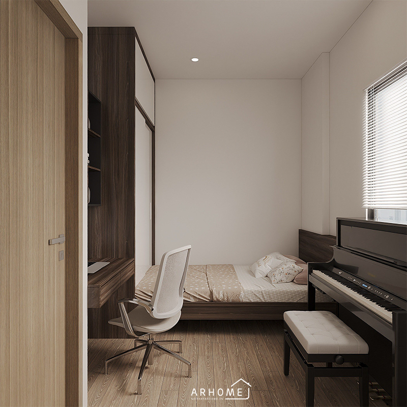 Khách hàng Cô Vân | Hà Nội - Nội Thất Chung Cư 3 P.Ngủ Decor Đơn Giản