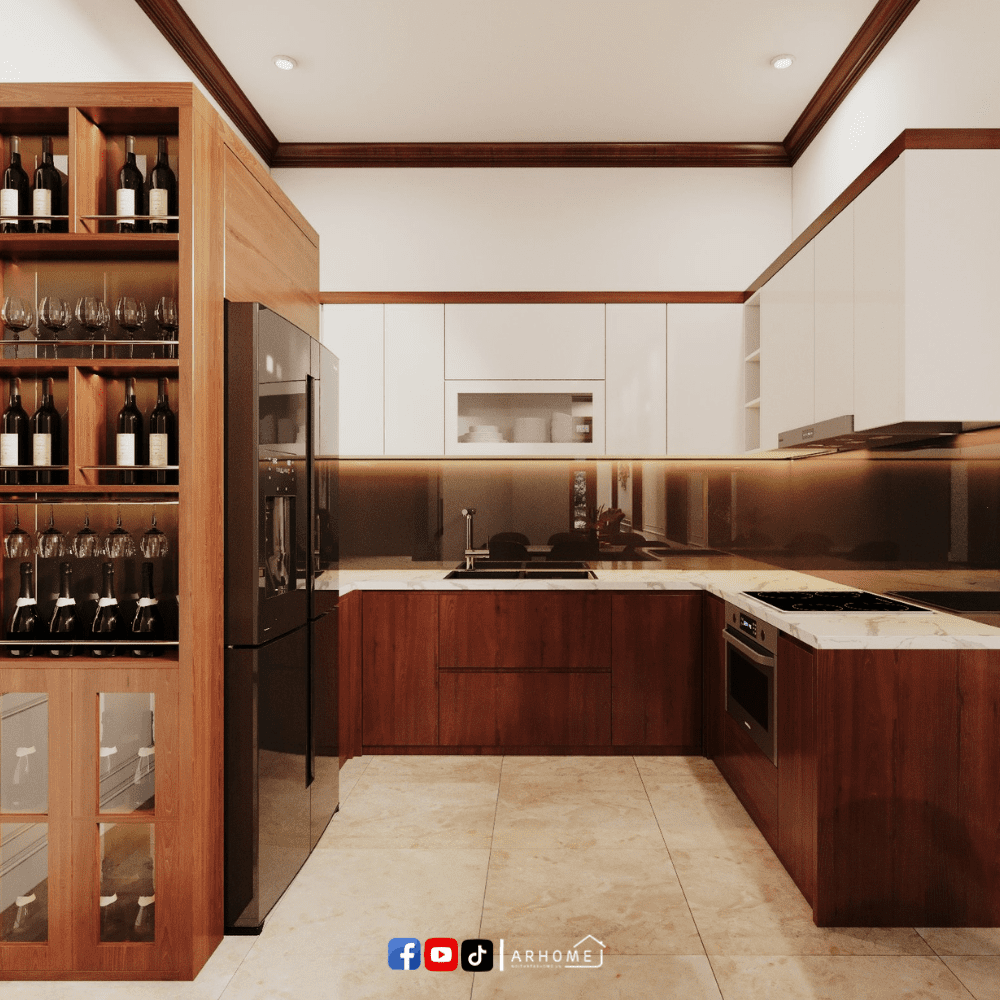 Khách hàng Chị Trang | Gia Lâm, Hà Nội - Nội thất phòng khách & phòng bếp