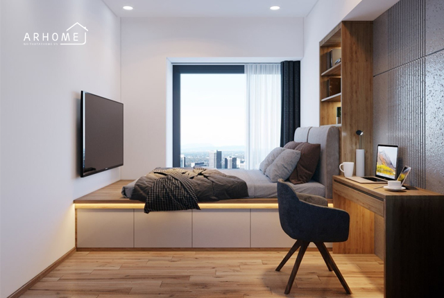 Thiết Kế Phòng Ngủ 12m2 Tiện Nghi Và Tình Cảm