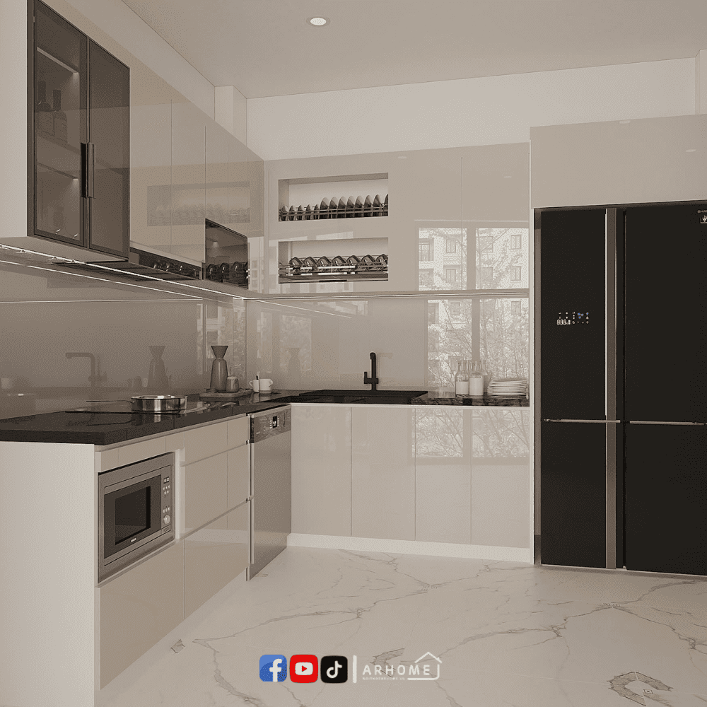 Tủ Bếp Inox 304 Cánh Acrylic AC30