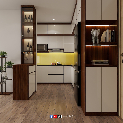 Tủ Bếp Gỗ Công Nghiệp CN01