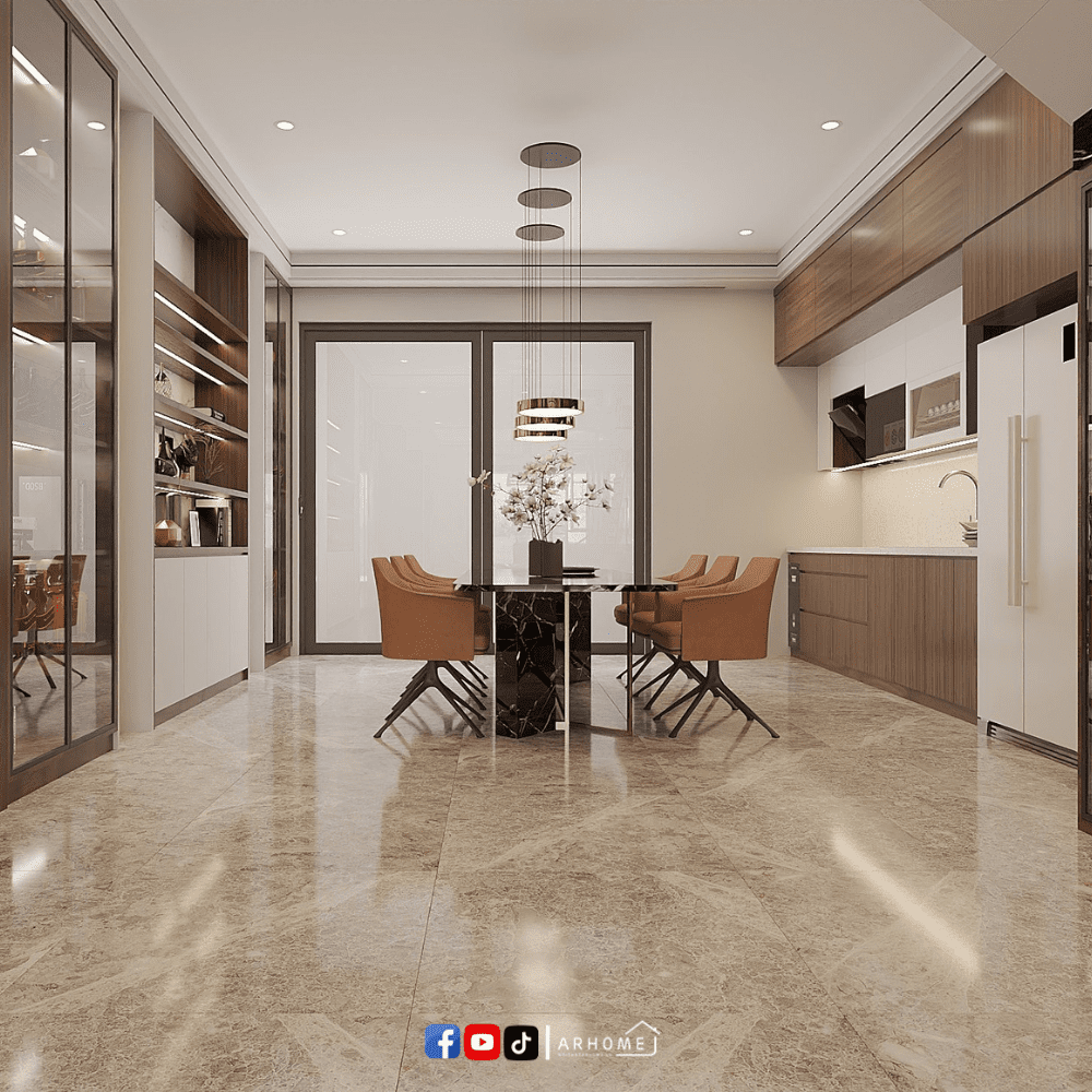 Tủ Bếp Gỗ Công Nghiệp CN09