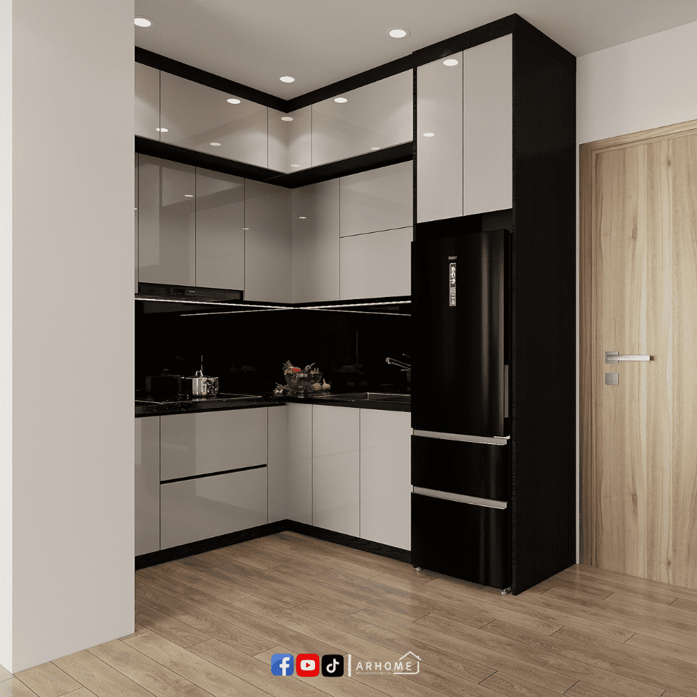 Tủ Bếp Gỗ Công Nghiệp CN05
