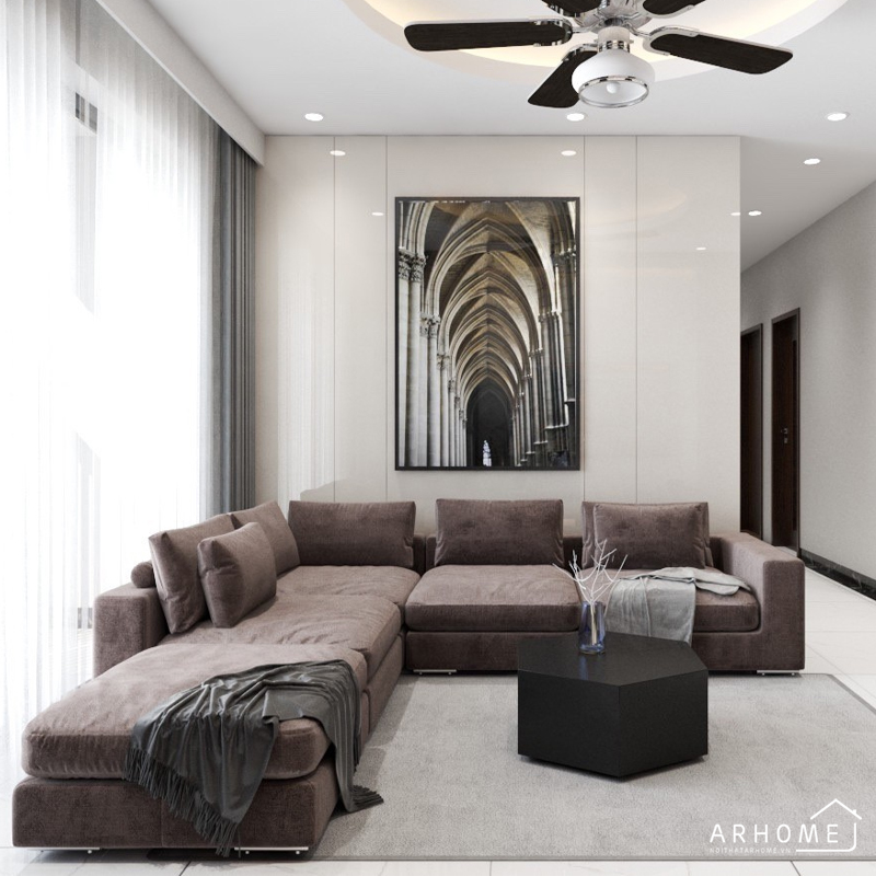 Sofa góc L tối ưu diện tích