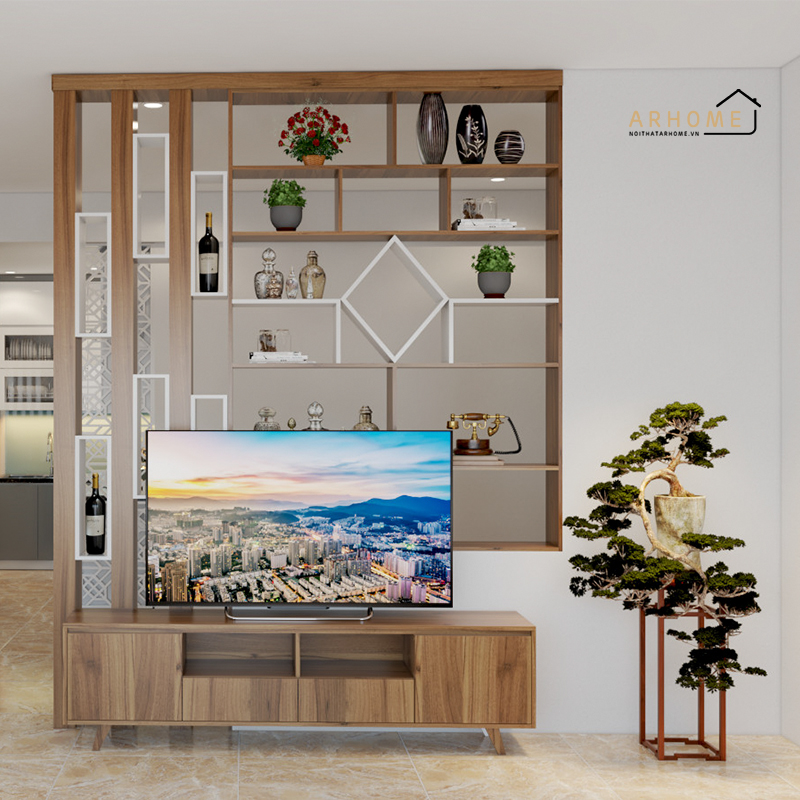 Kệ tivi đơn giản mà hiện đại