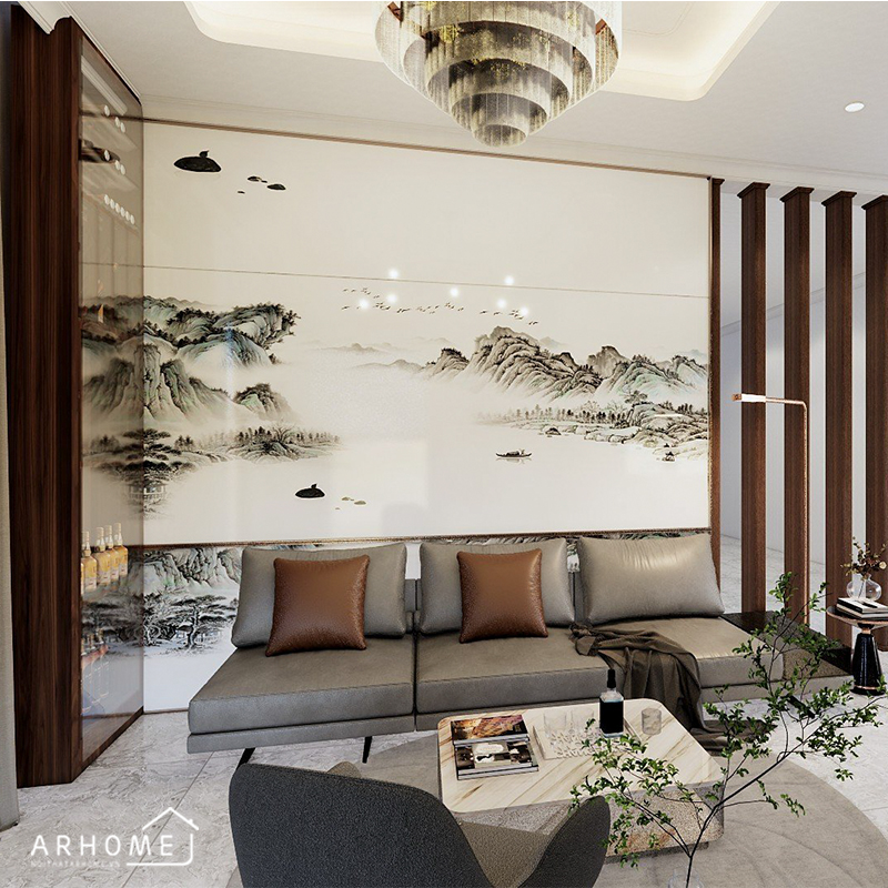 Sofa bọc da cho phòng khách