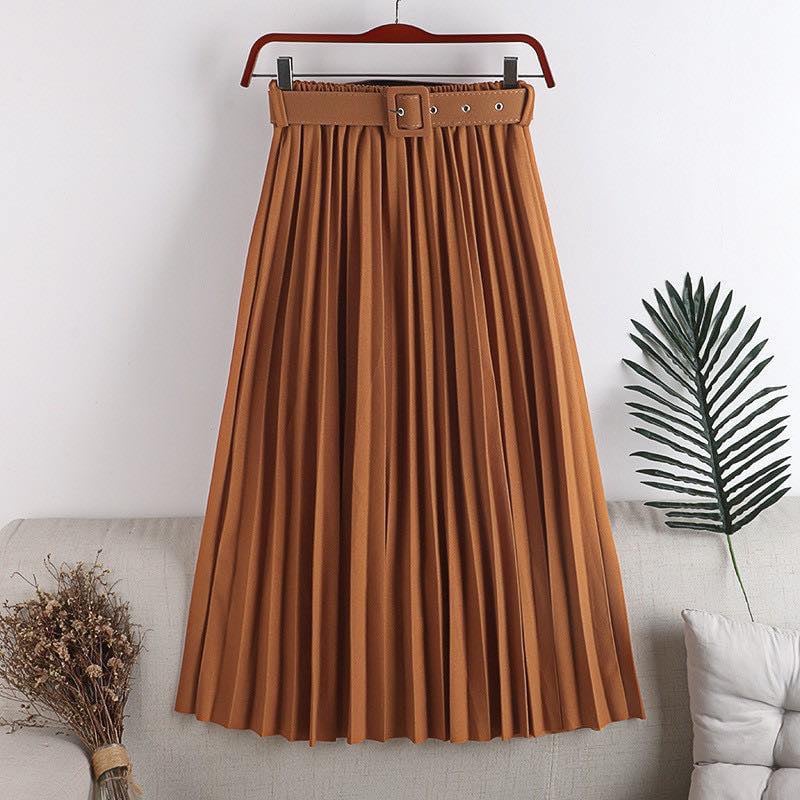 Chân váy xếp ly - basic box pleat mini skirt | LimeOrange.vn