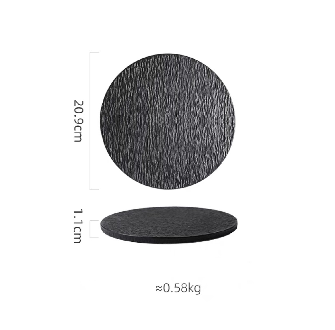 Dĩa Tròn / Vuông phẳng Mocca Vân Sần